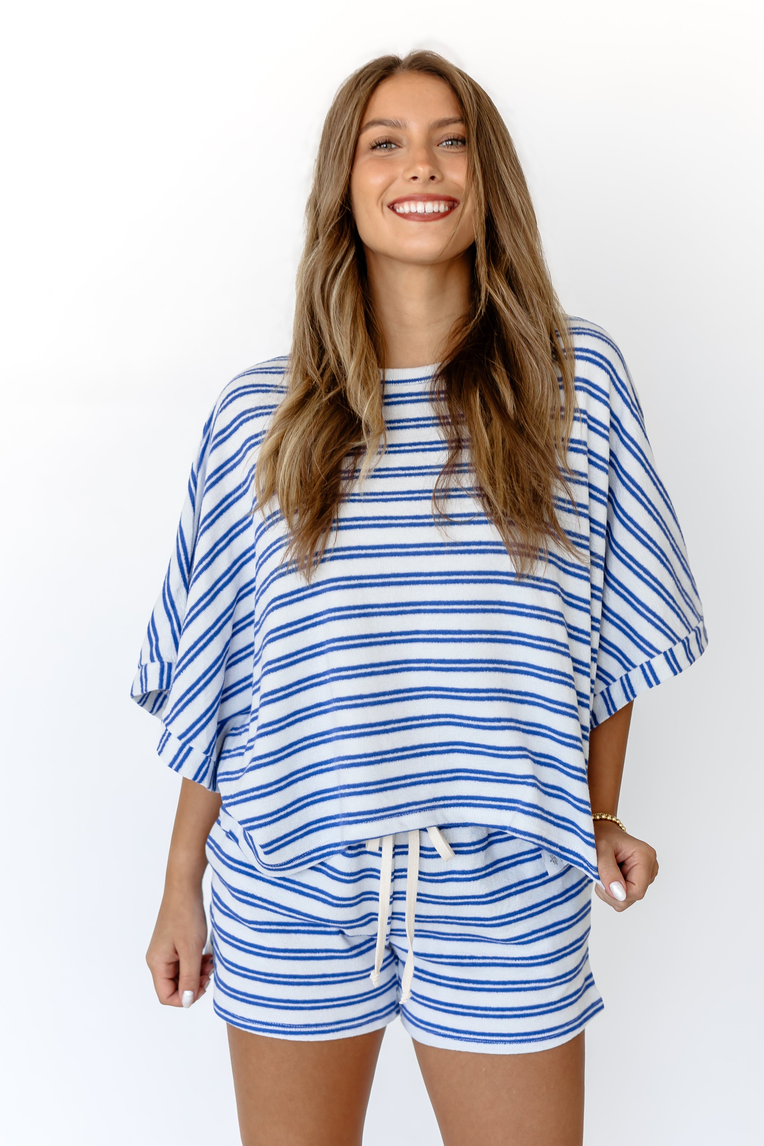 Sunset Mood Top-Blue