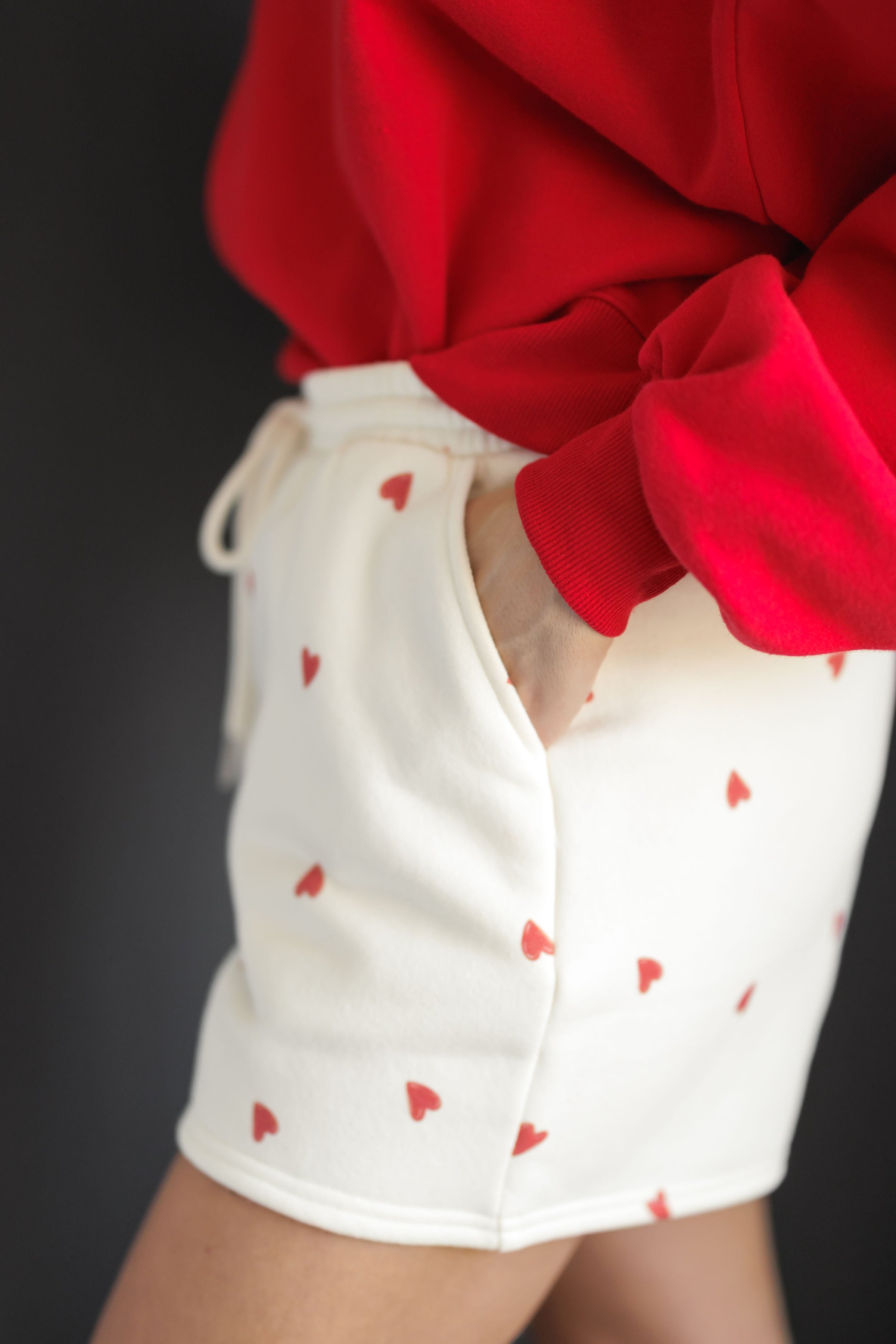 Warm Hearts Sweatshorts