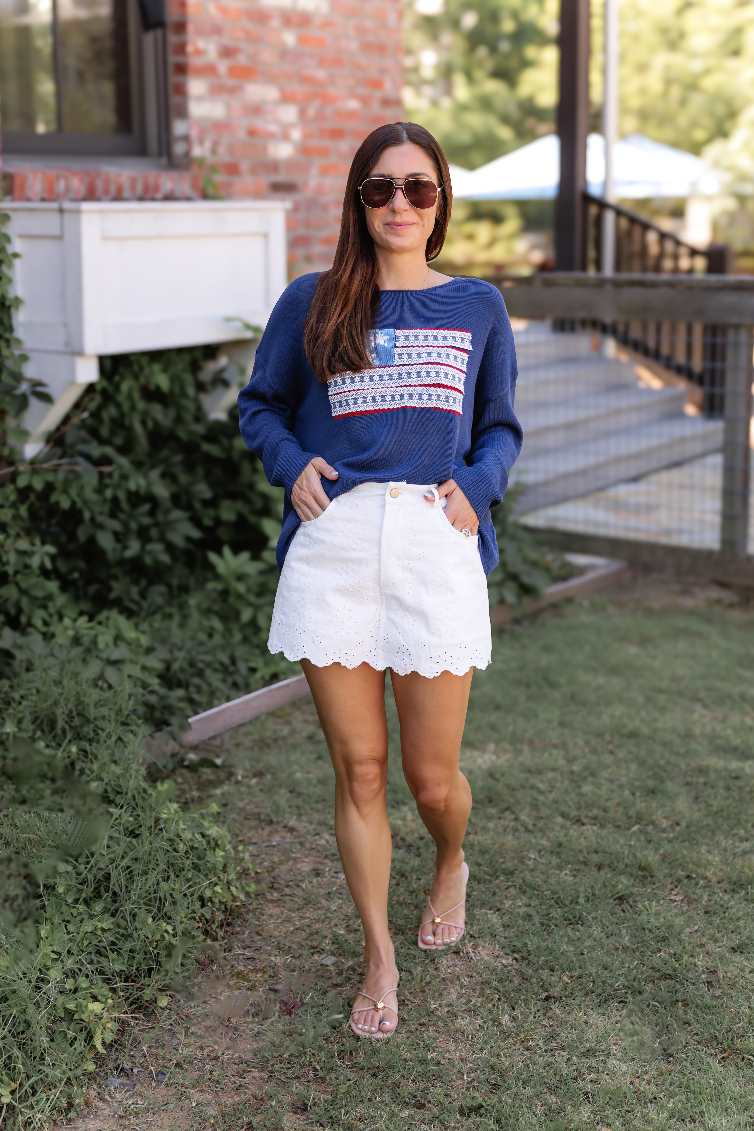Island Time Denim Skort