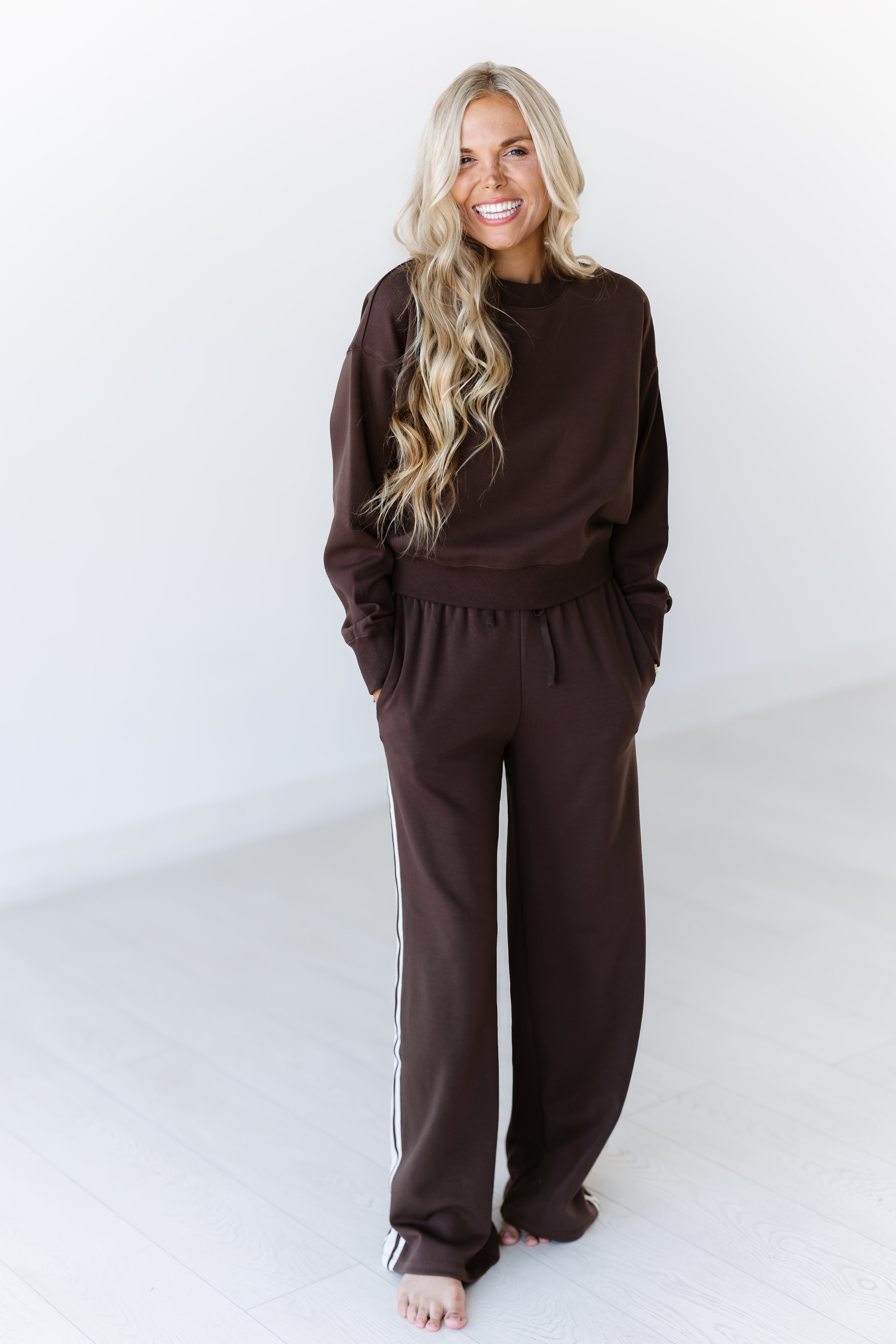 [Z Supply] Rise And Go Pants - Dark Chocolate