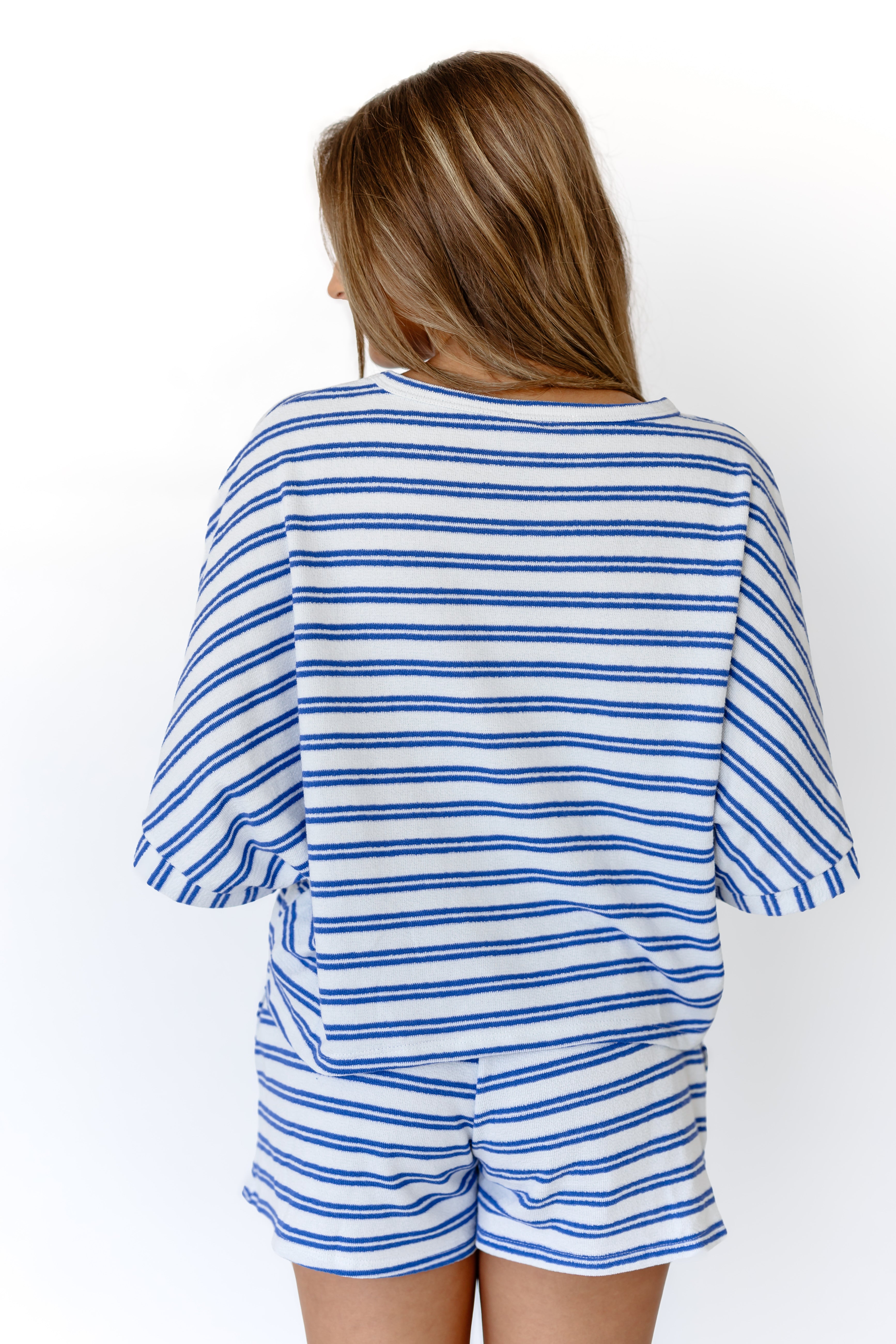 Sunset Mood Top-Blue