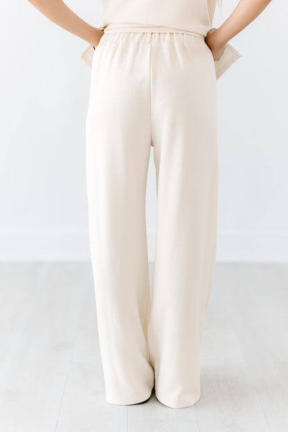 Seaside Escape Pants - Ecru