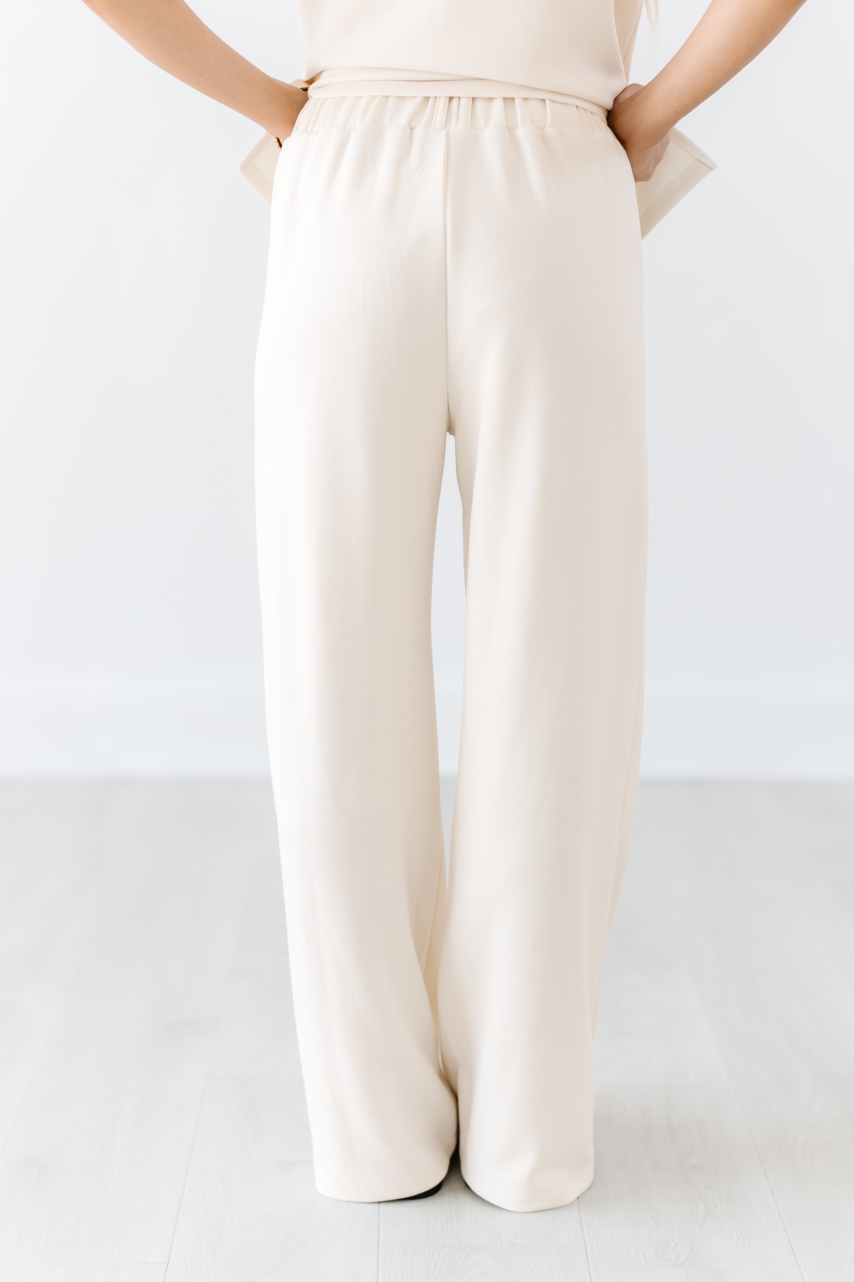 Seaside Escape Pants - Ecru