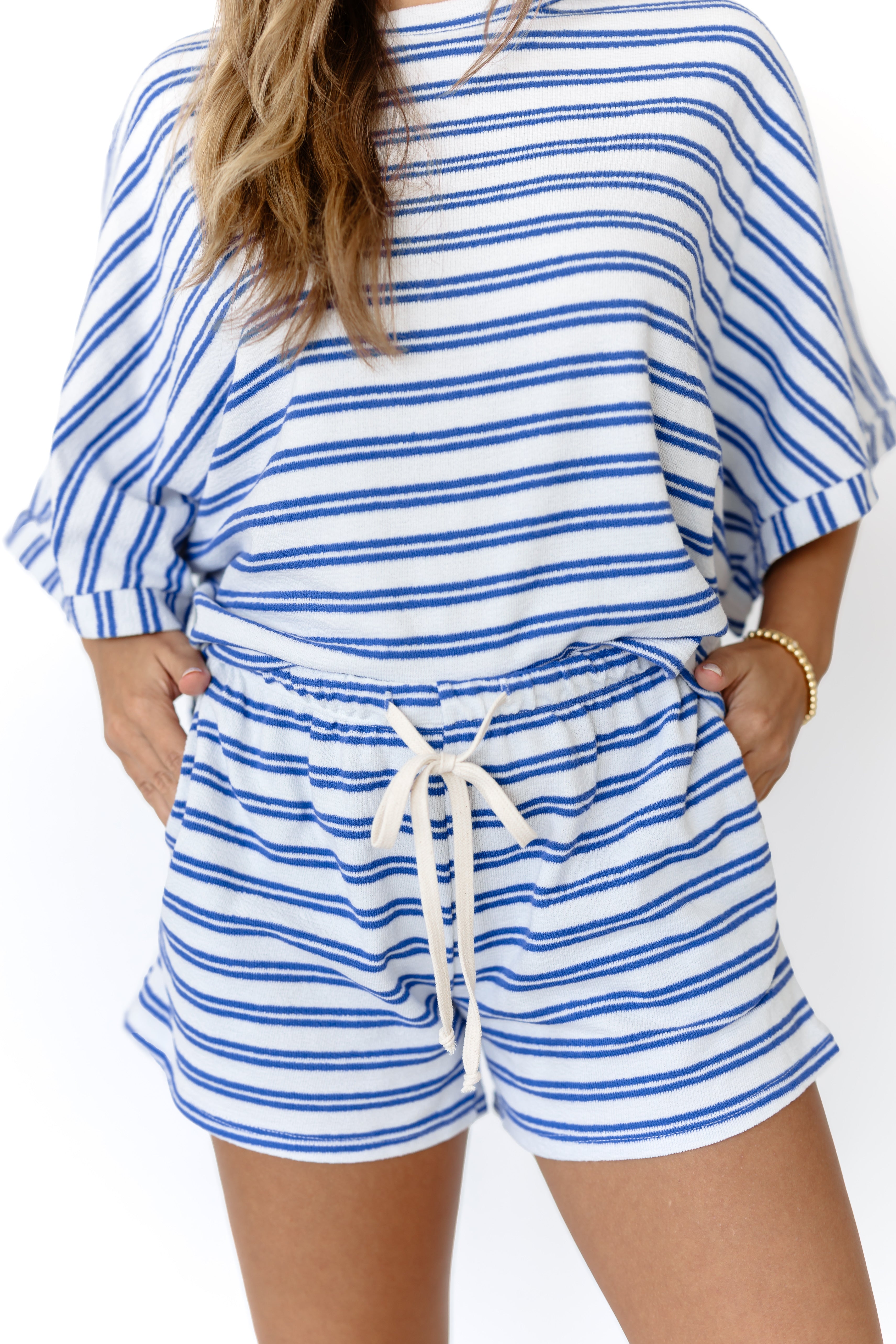 Sunset Mood Shorts-Blue