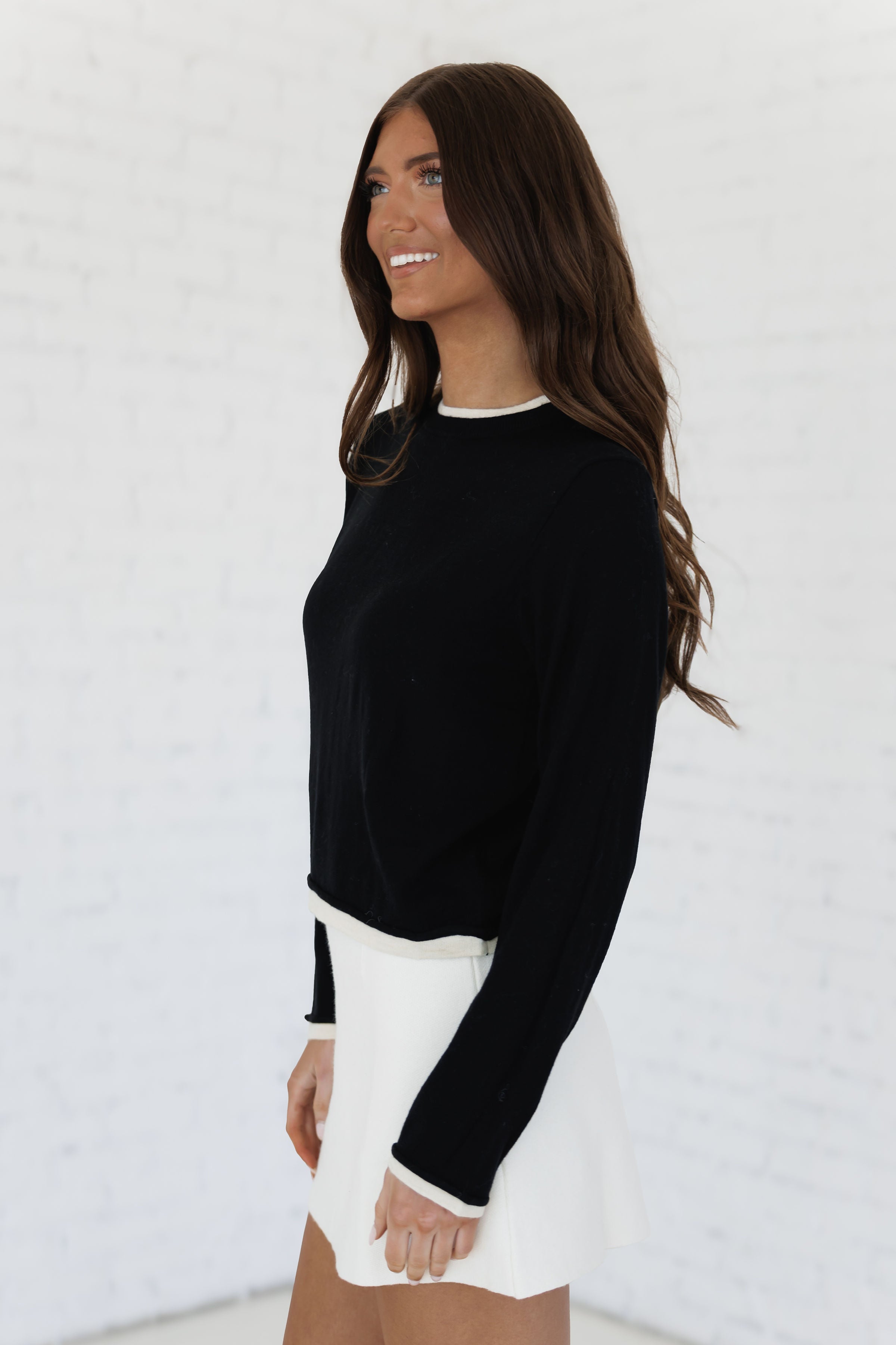 Always Here Top - Black