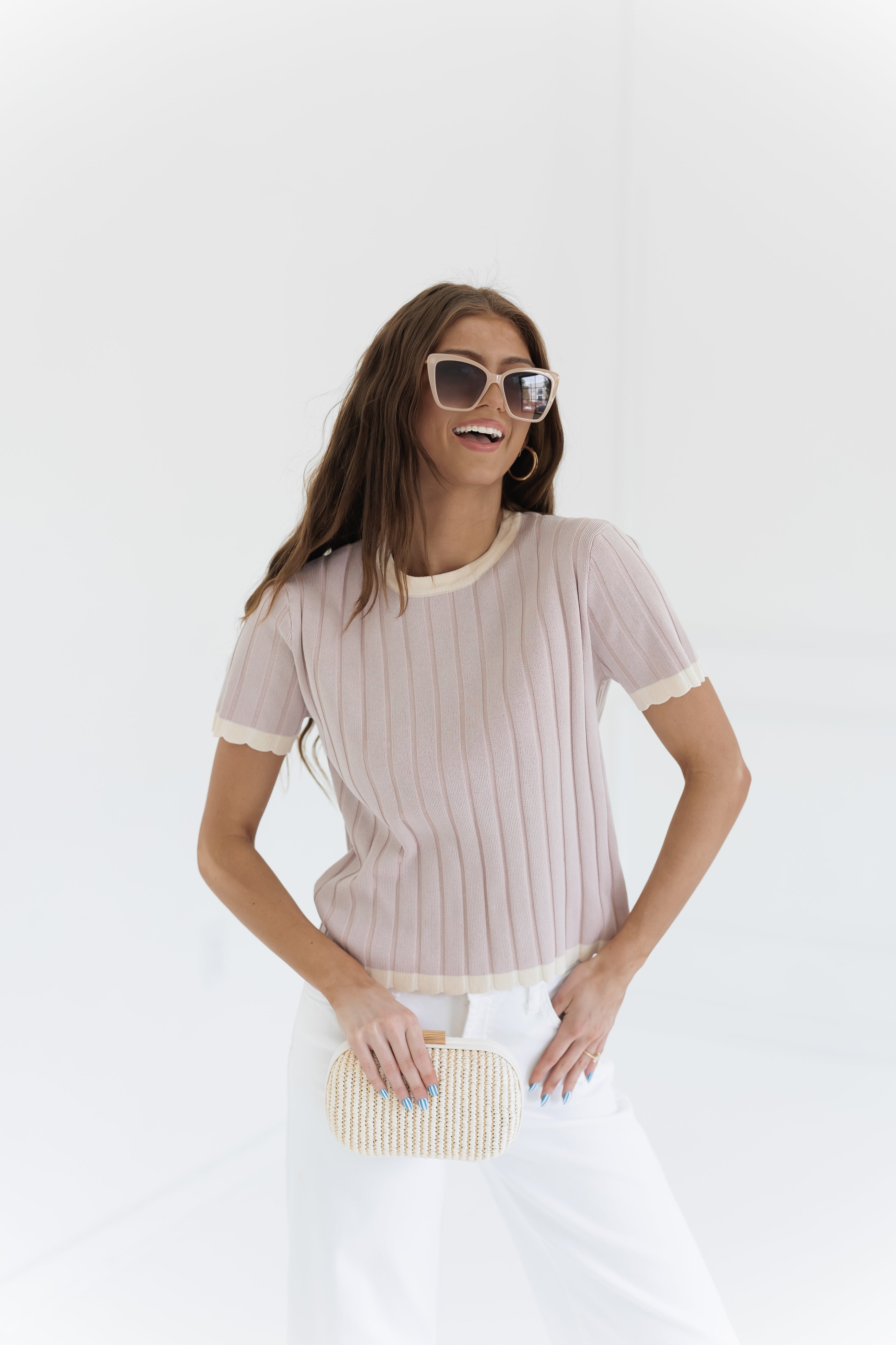 New Day Top - Mauve