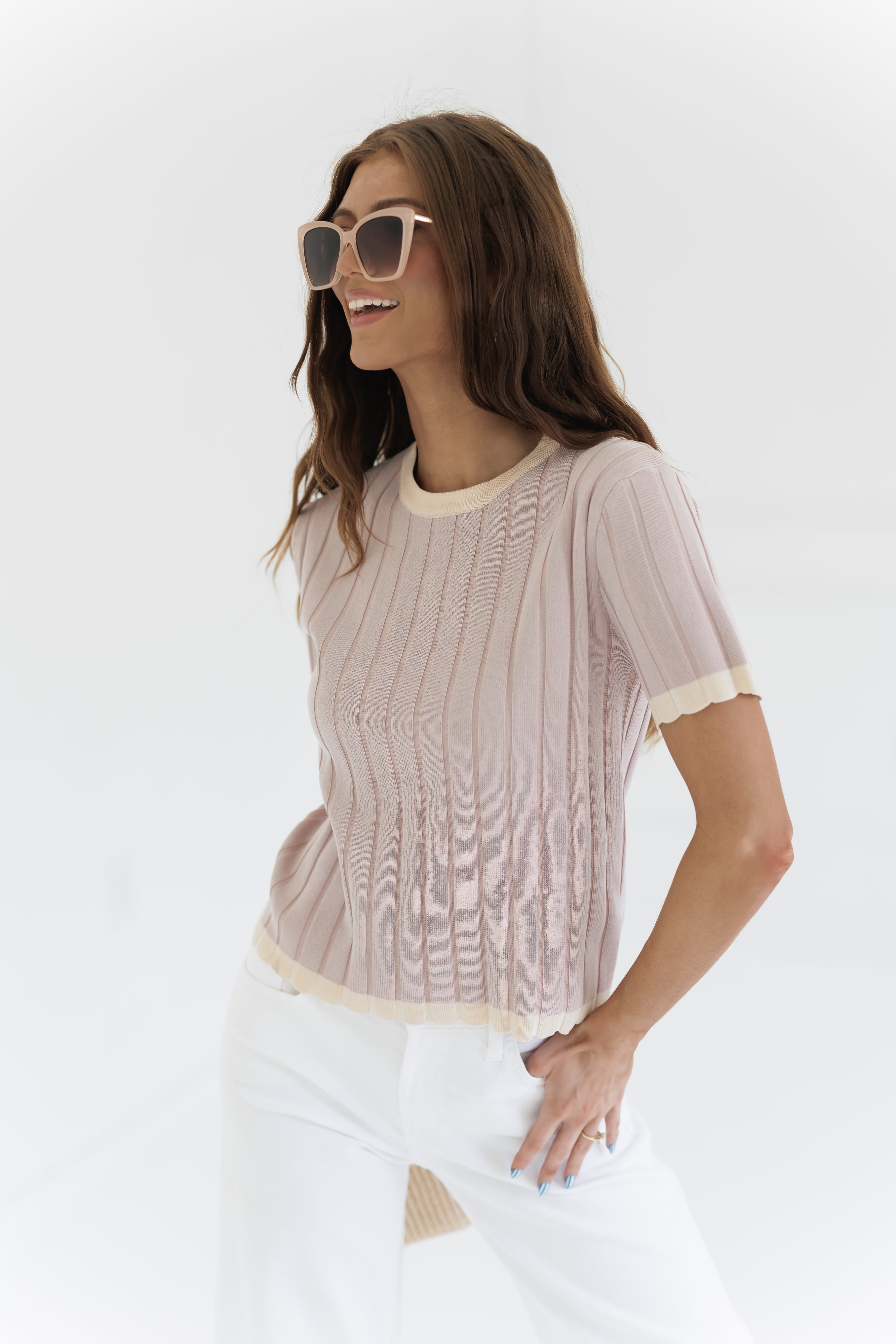 New Day Top - Mauve