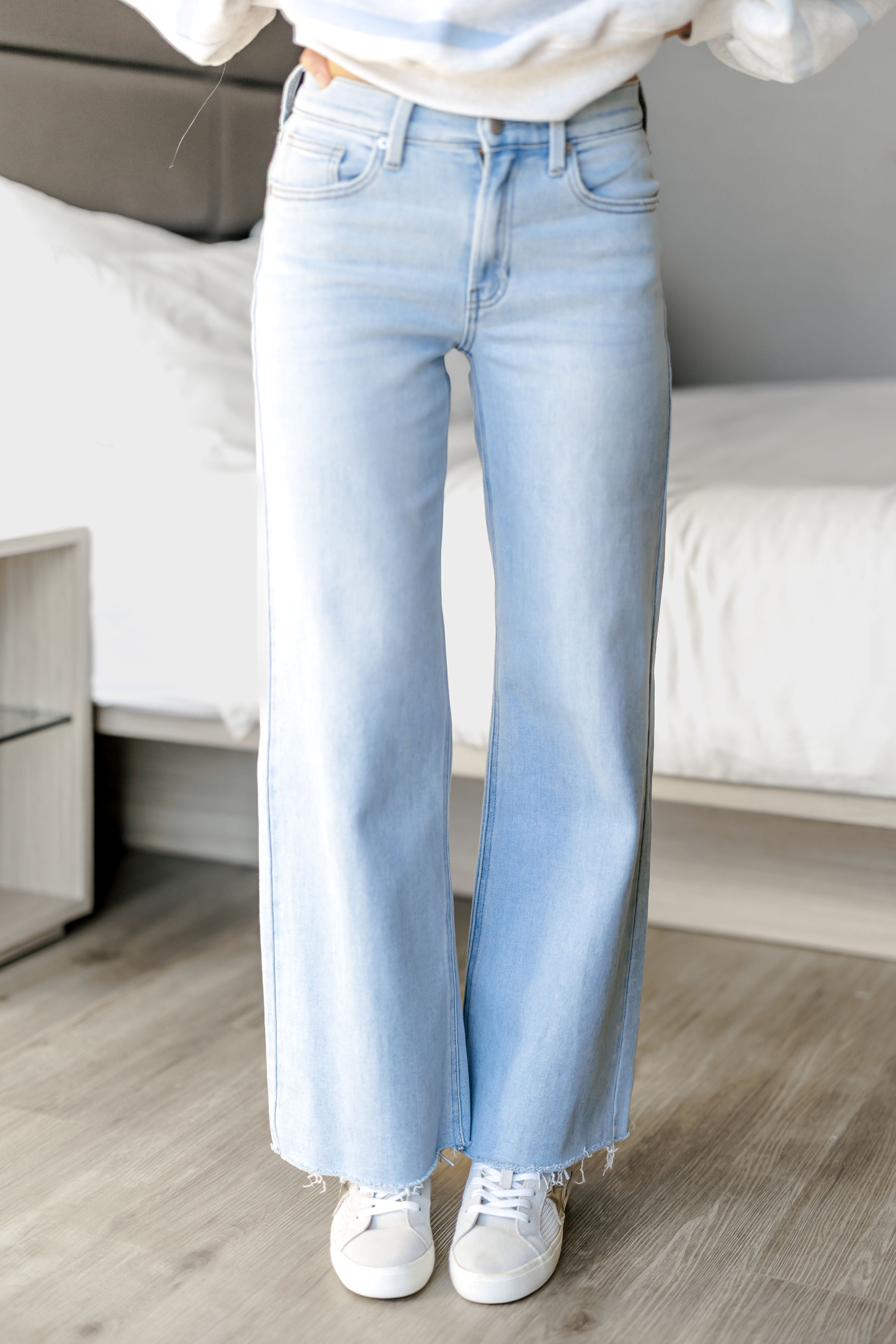 Cole Longer Length Wide Leg Jeans - FINAL SALE