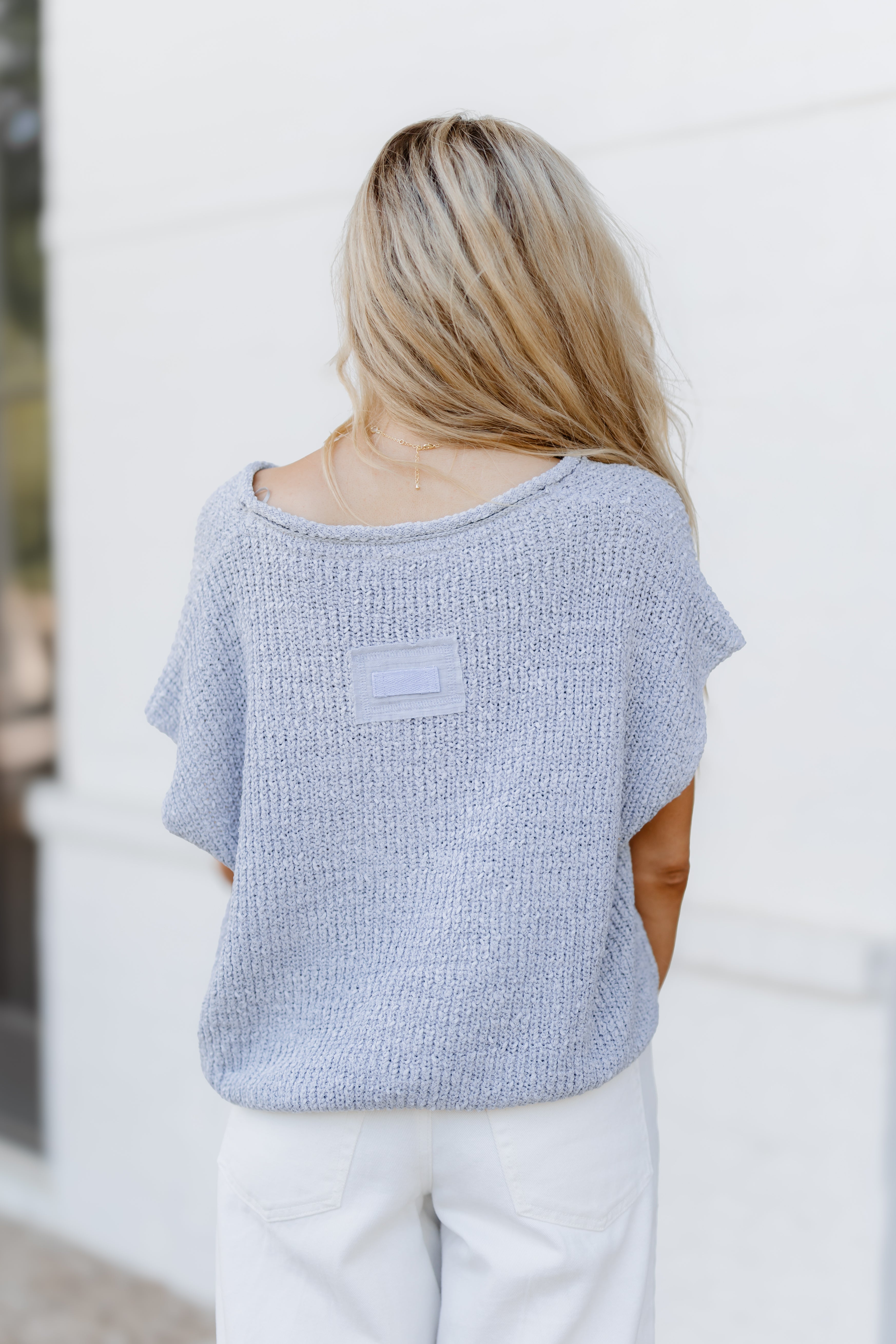 Ready Or Not Top - Dusty Blue