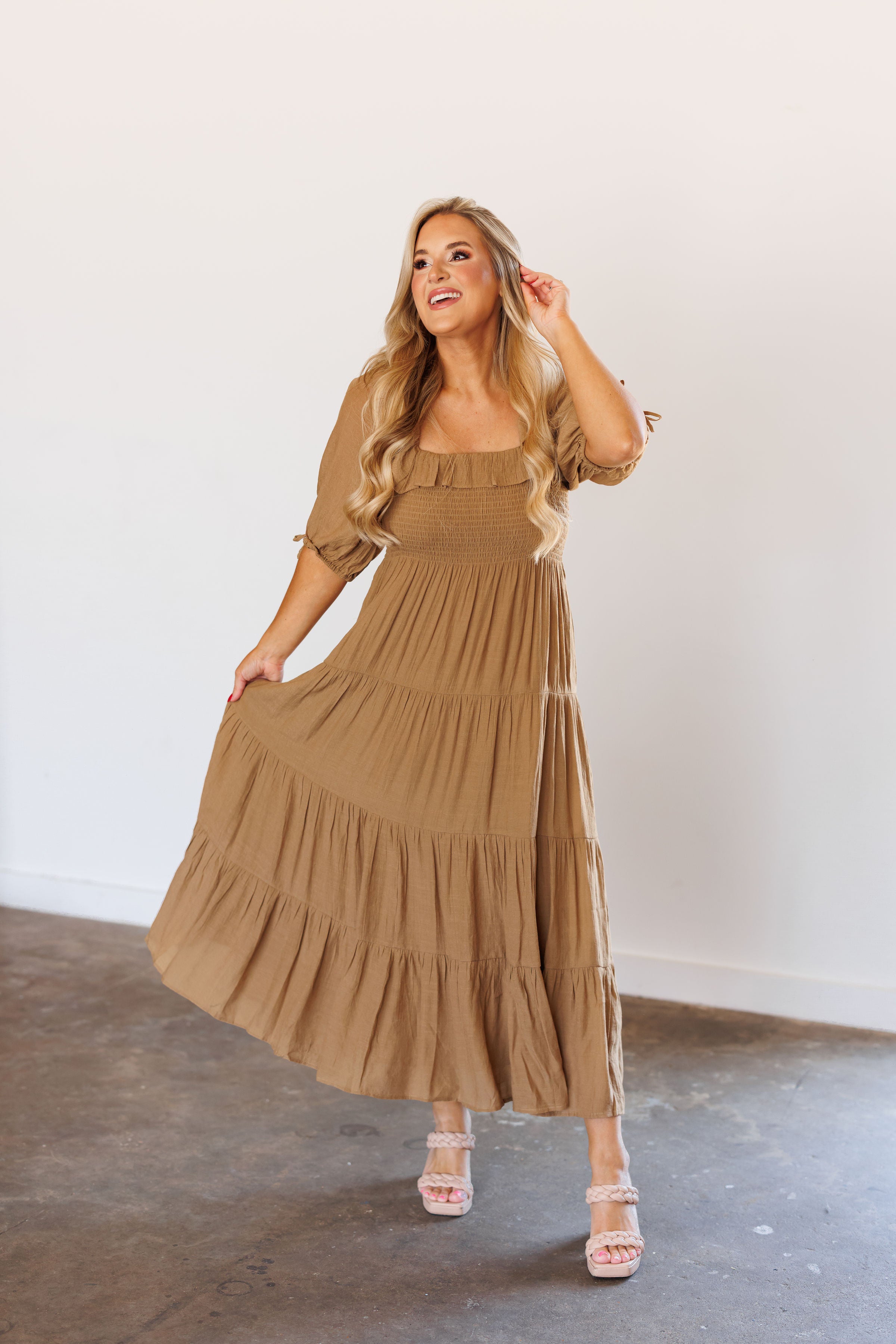 Marissa Dress - Toast