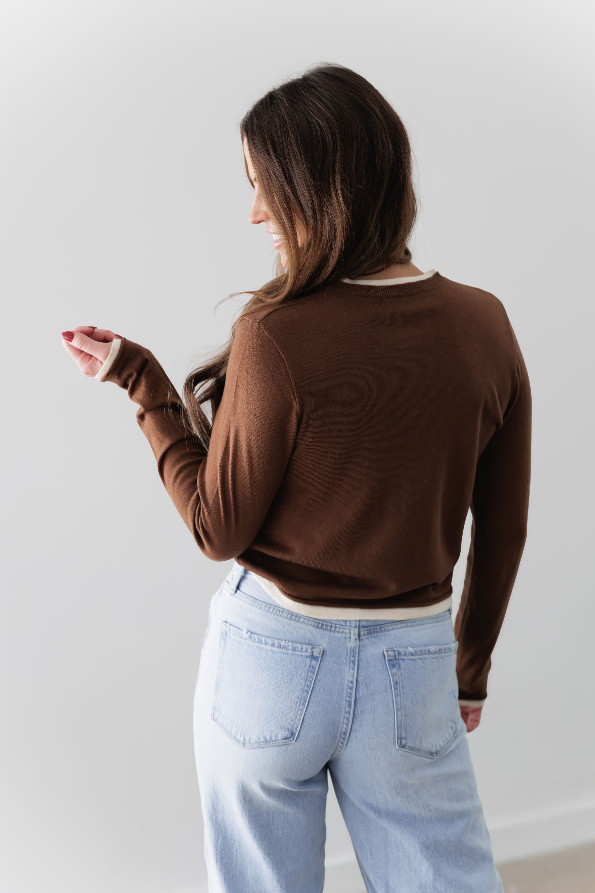 Always Here Top - Brown