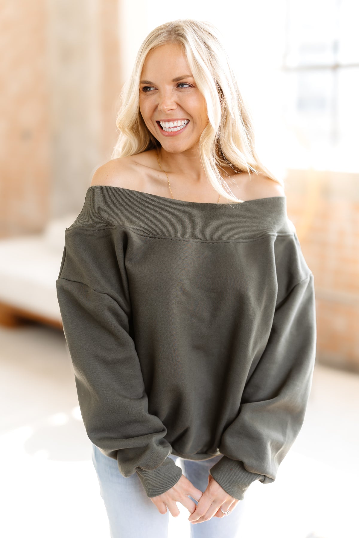 Make It Count Sweatshirt - Olive