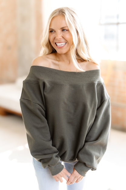 Make It Count Sweatshirt - Olive