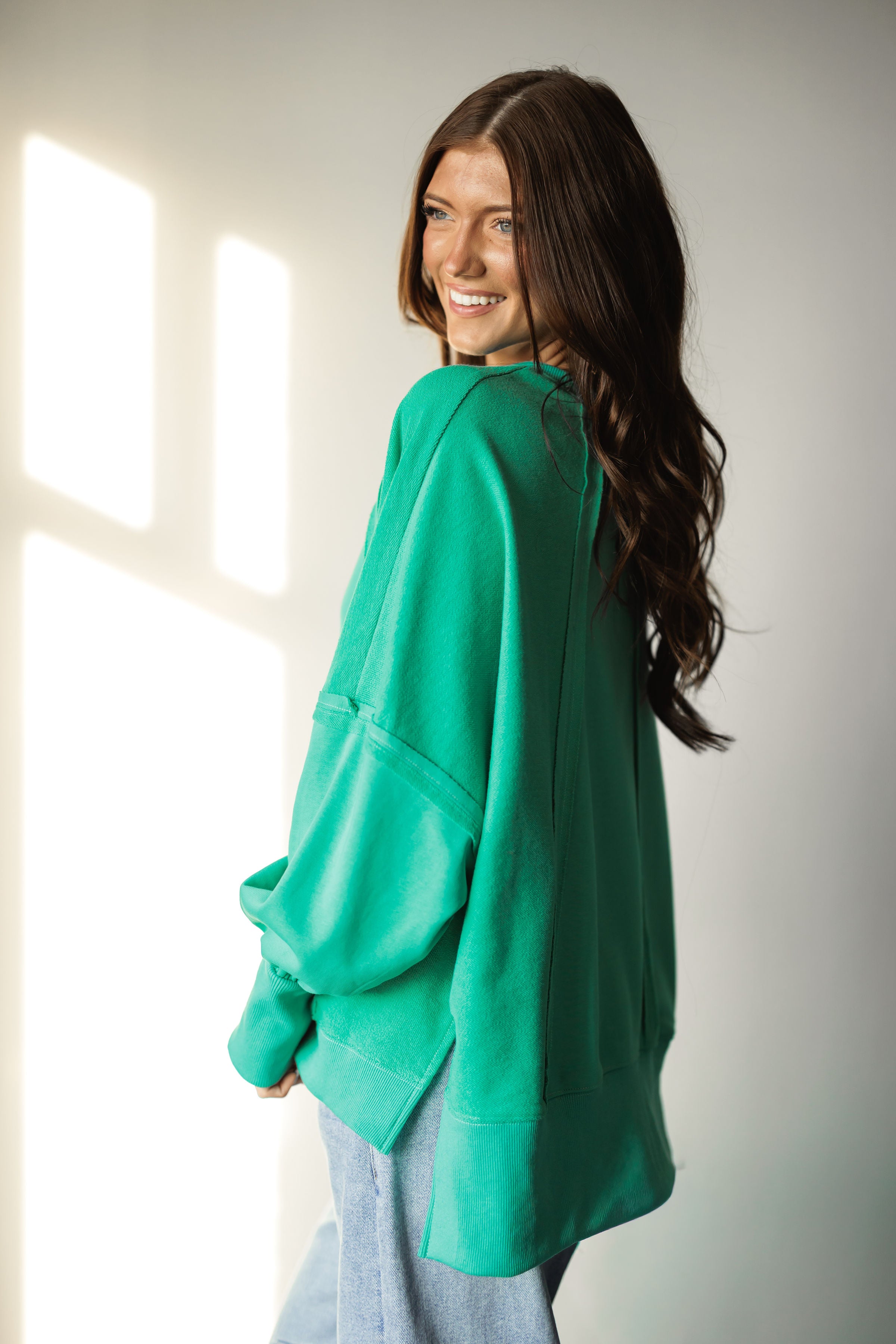 Keep The Flow Oversized Top