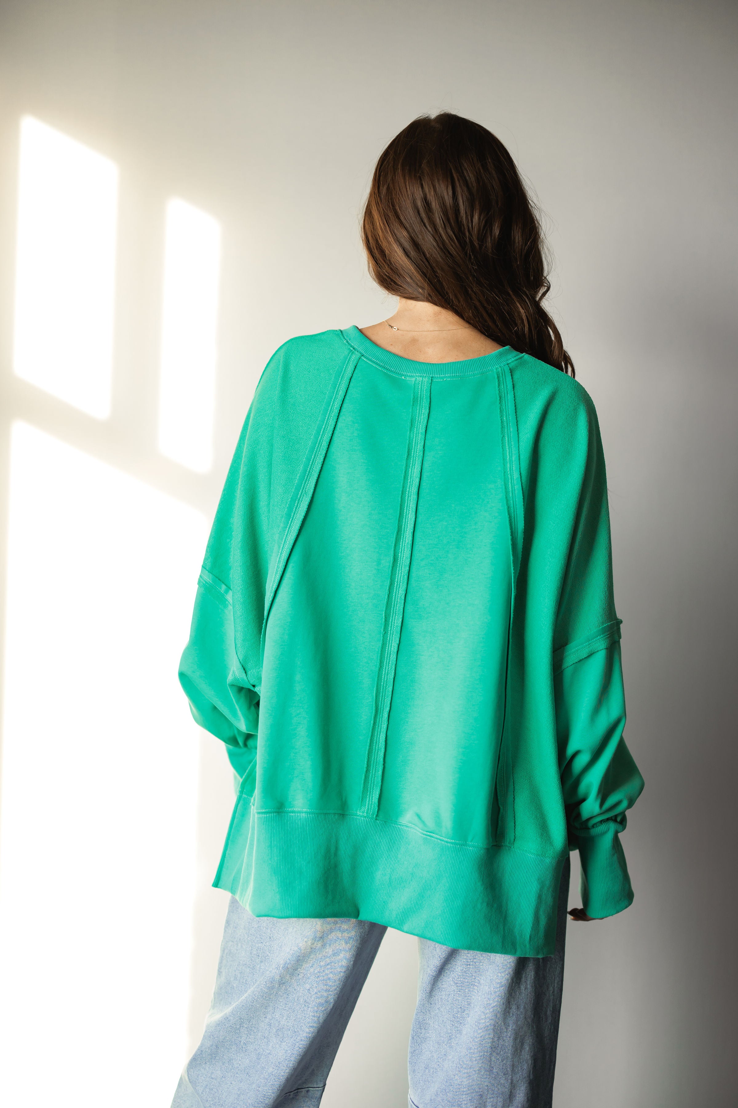 Keep The Flow Oversized Top