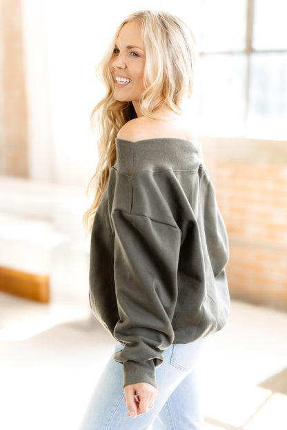 Make It Count Sweatshirt - Olive