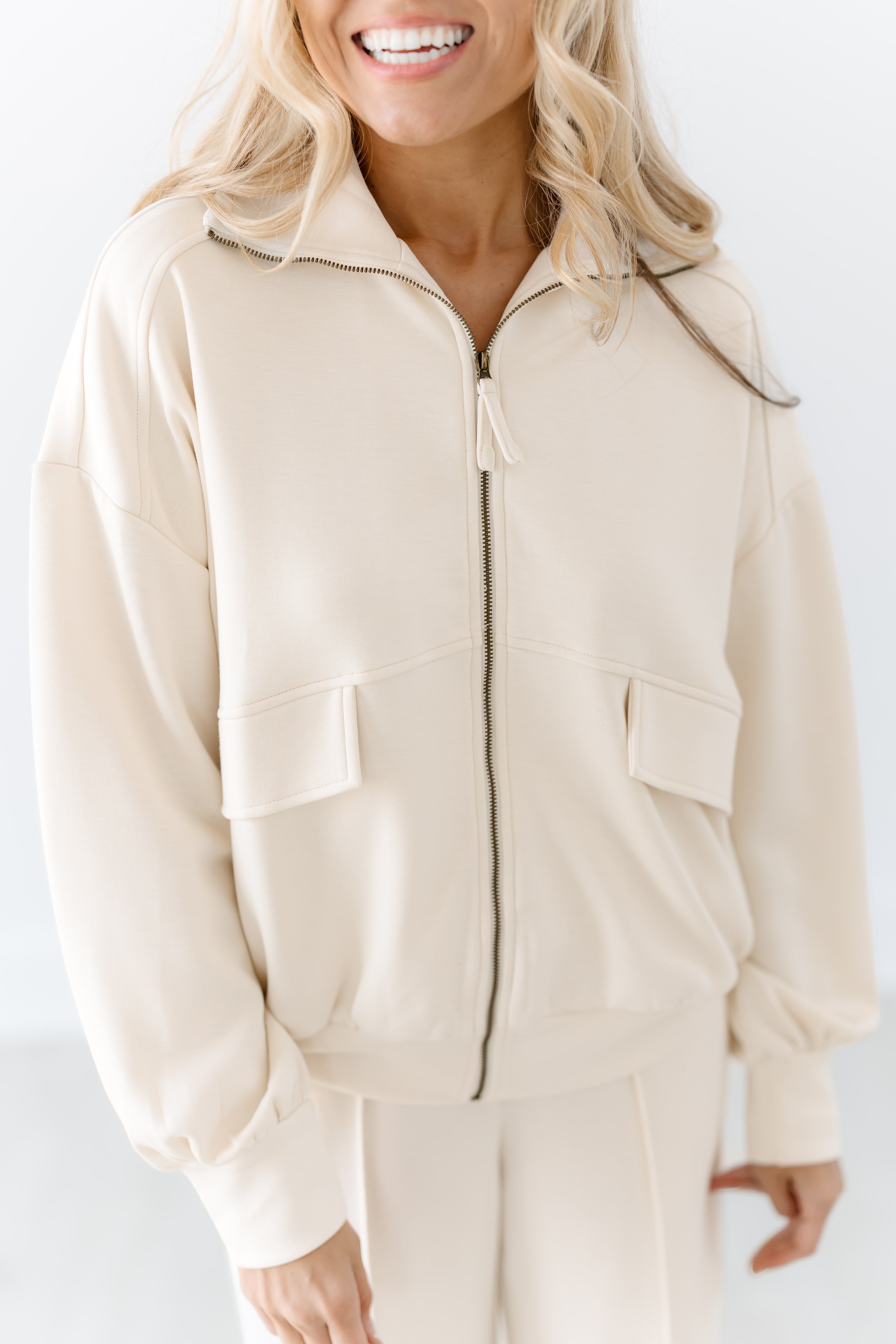 Edge Of Night Jacket - Ecru