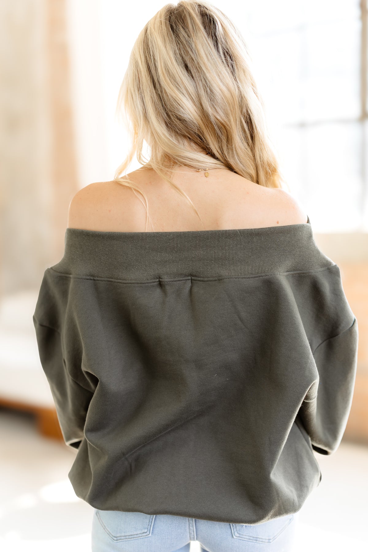Make It Count Sweatshirt - Olive