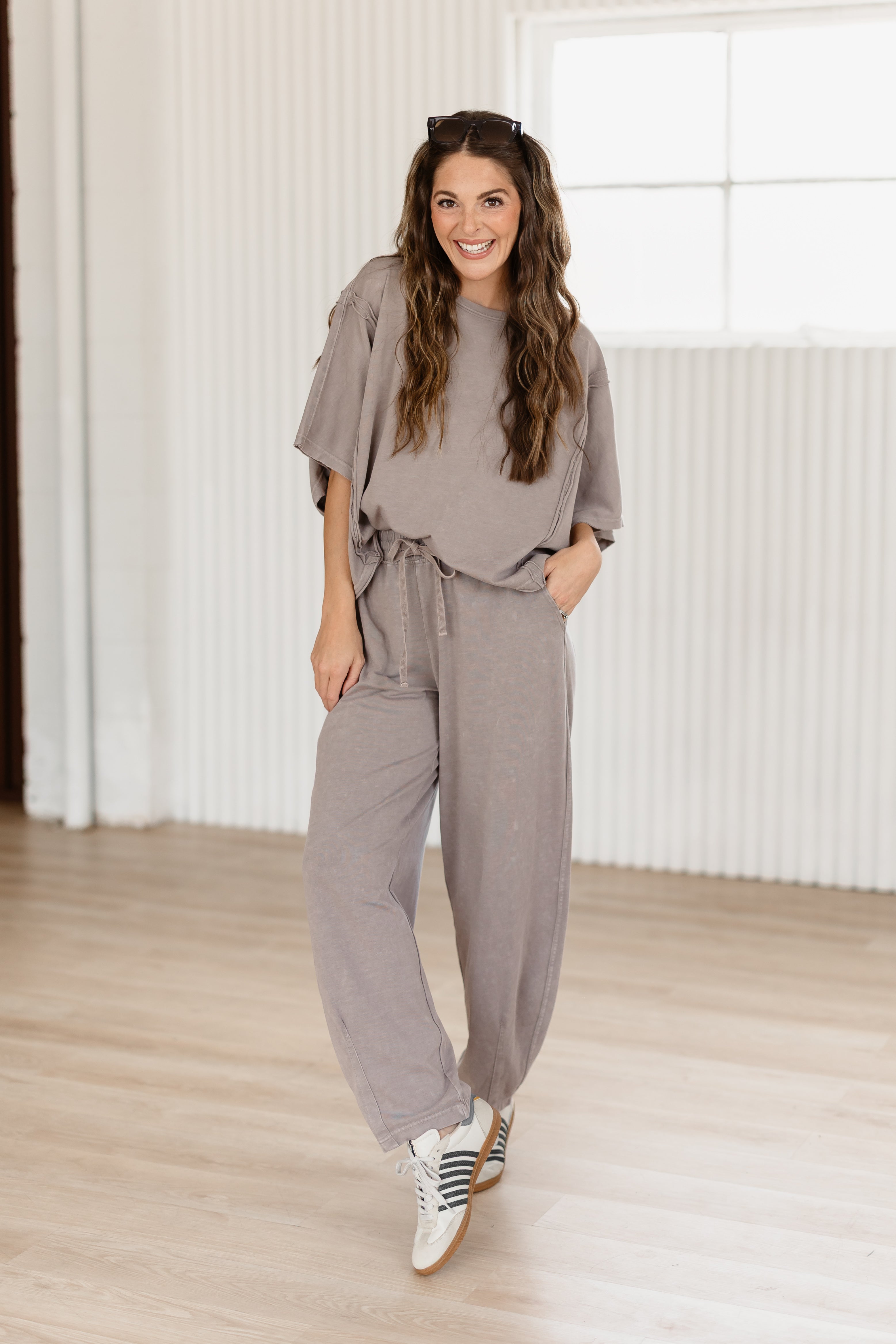 Adventure Awaits Pants - Mocha