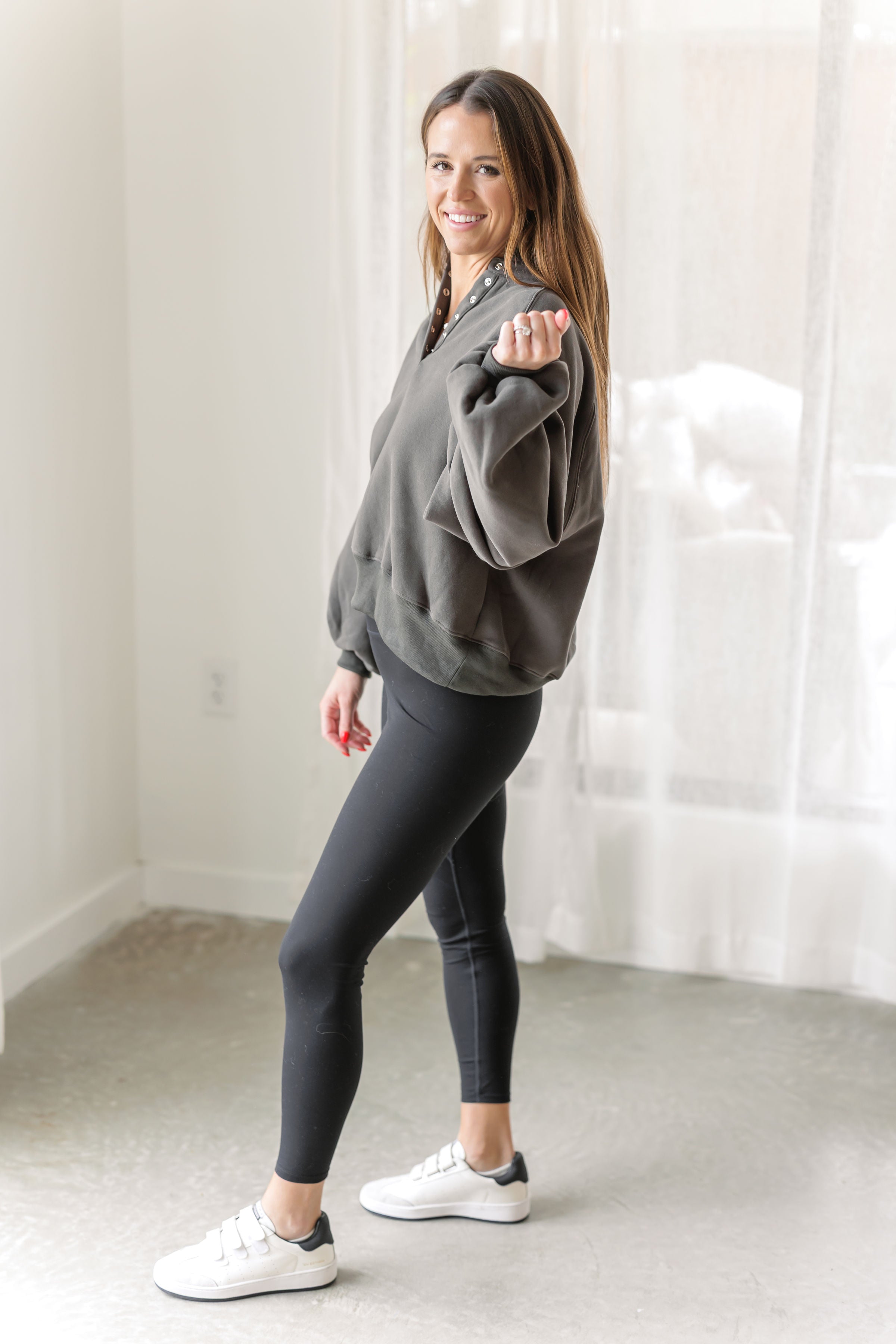 Cozy Haven Sweater - Charcoal