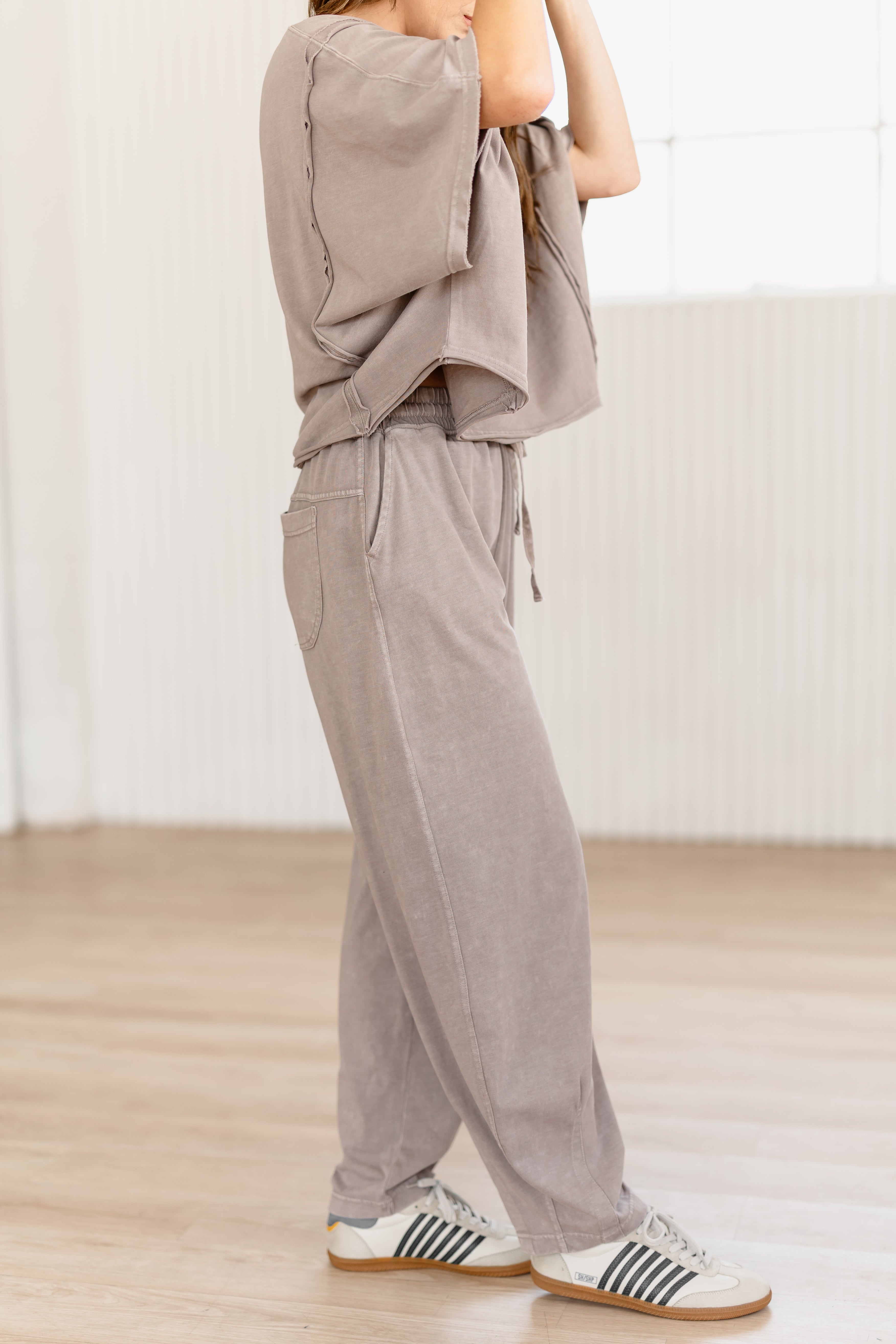 Adventure Awaits Pants - Mocha