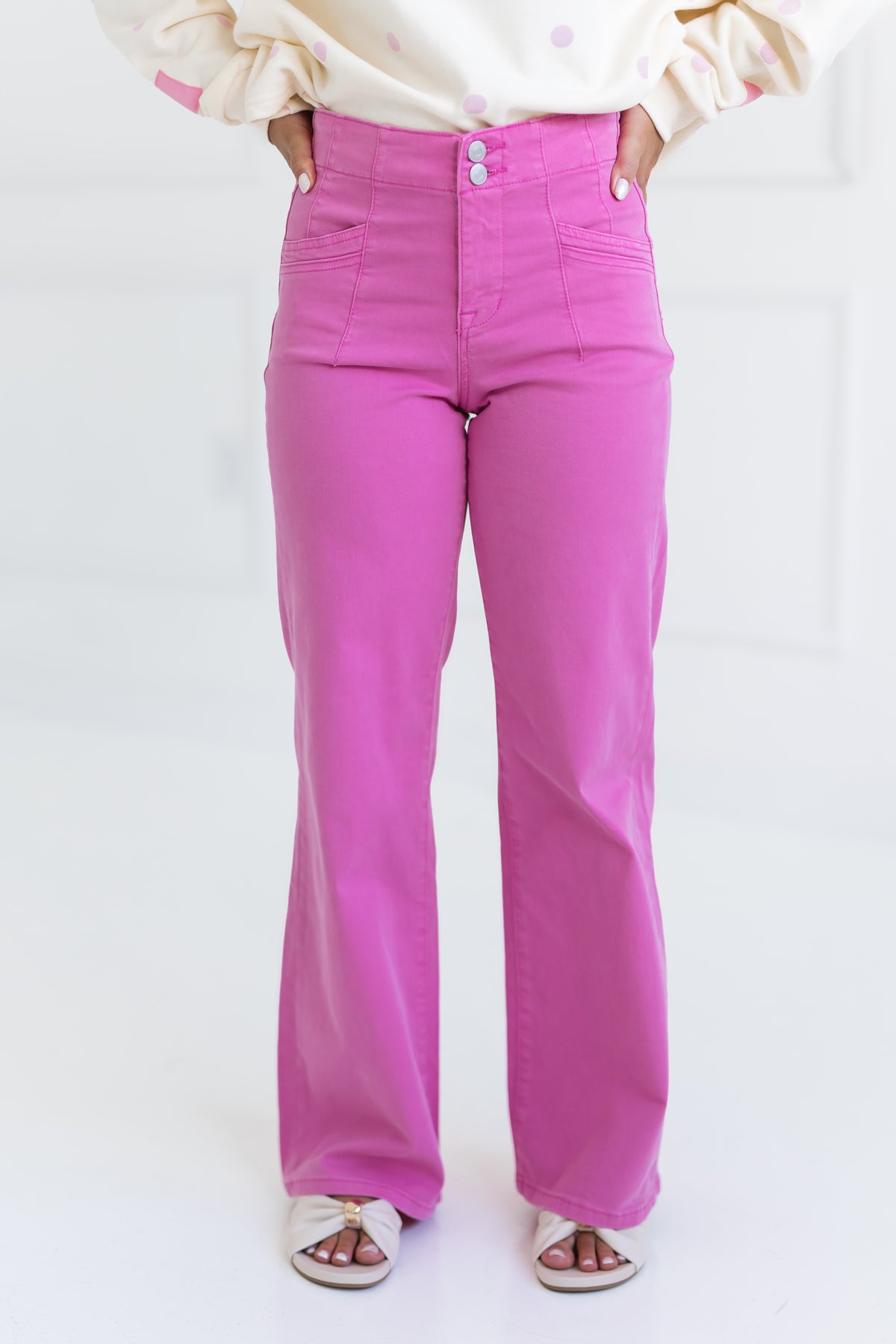 Walker High Rise Wide Leg Jeans