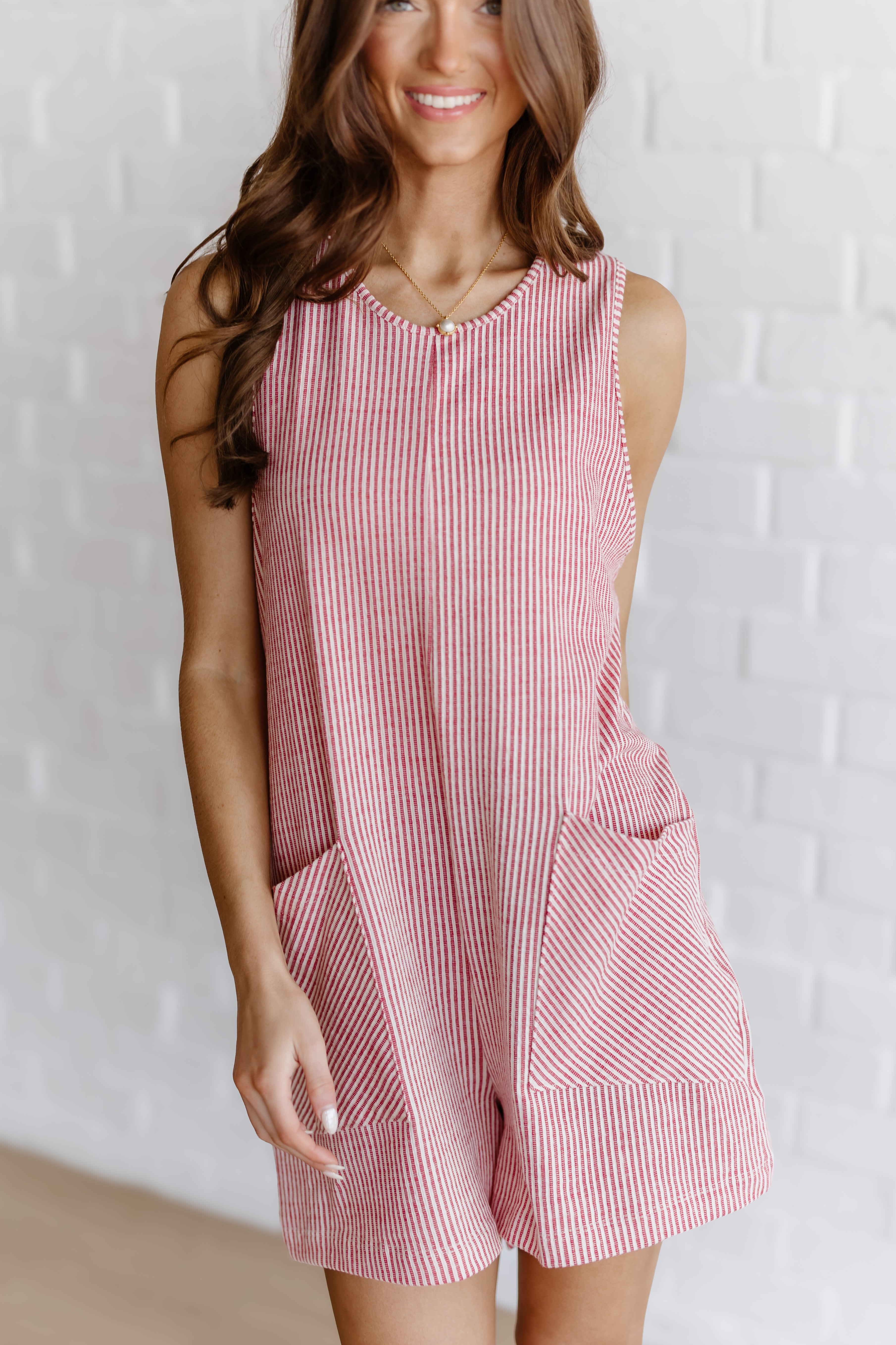 Rylee Romper - Red
