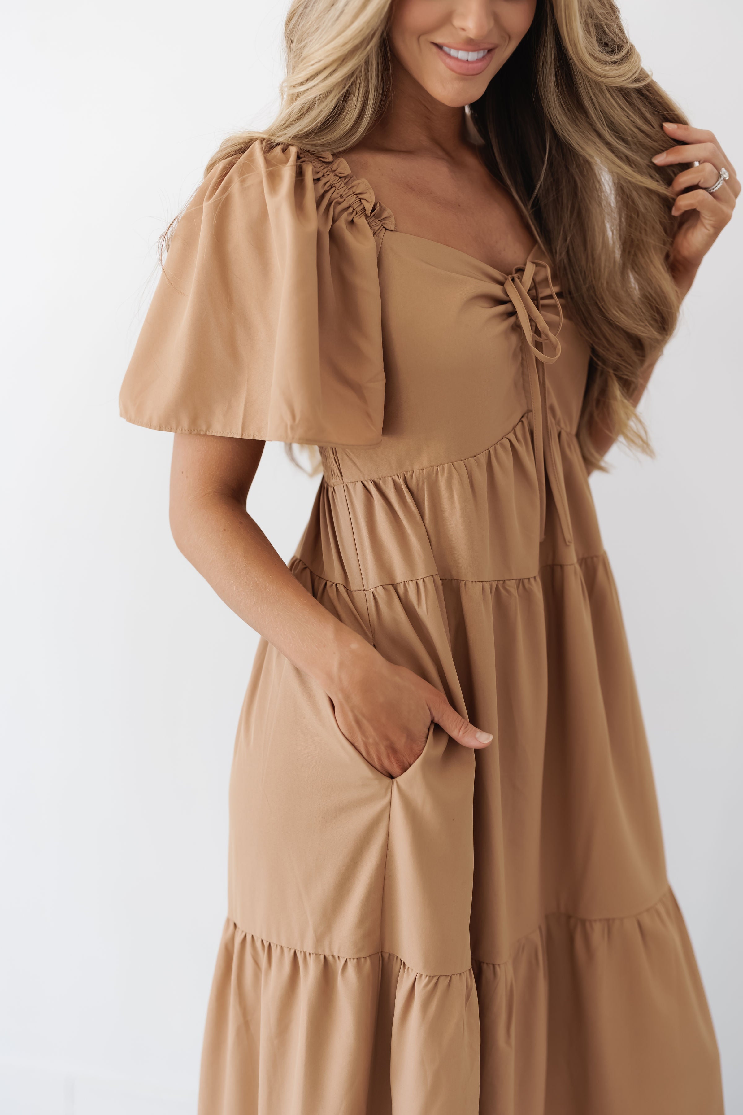 Veronica Dress - Latte