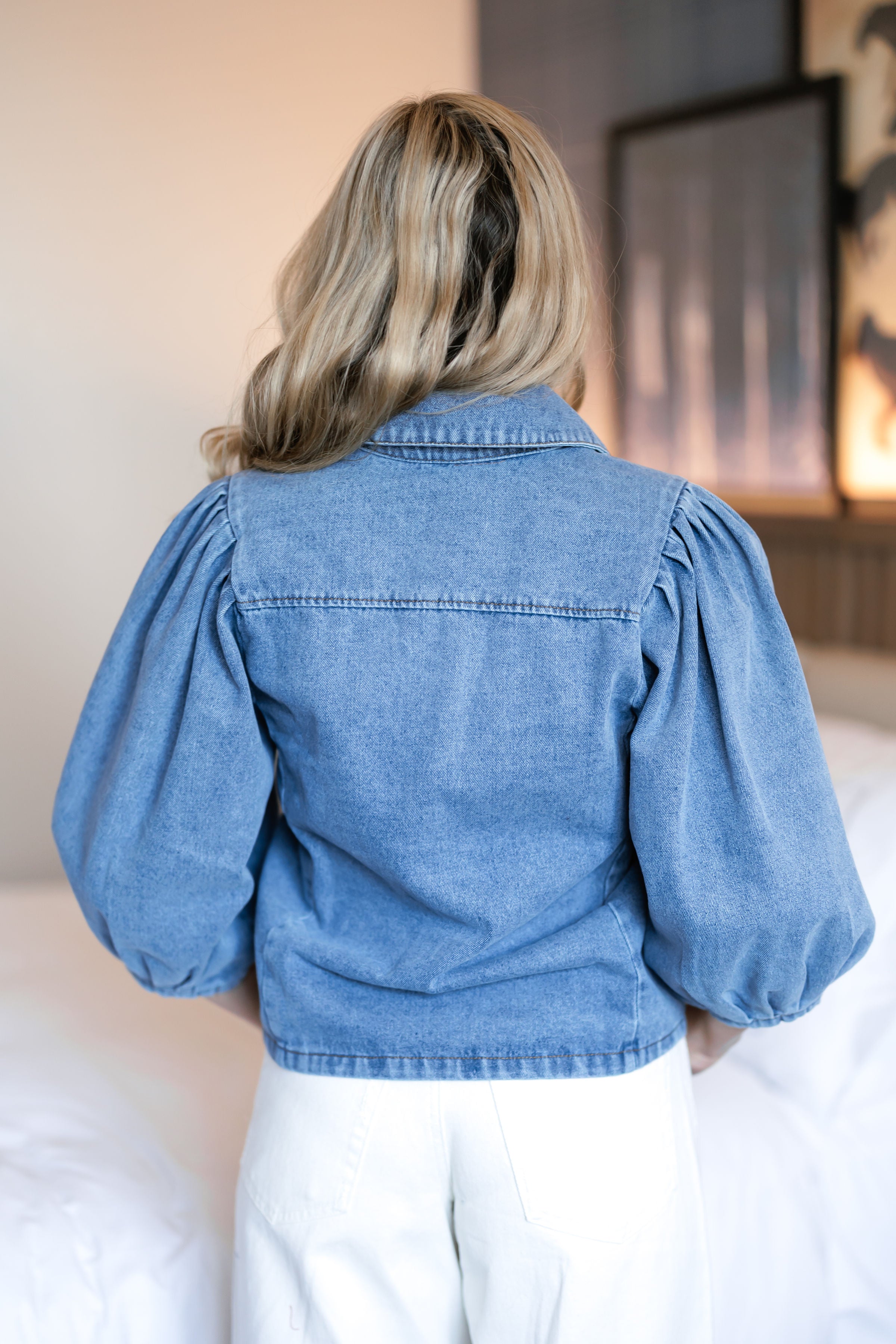 All In Stride Denim Top