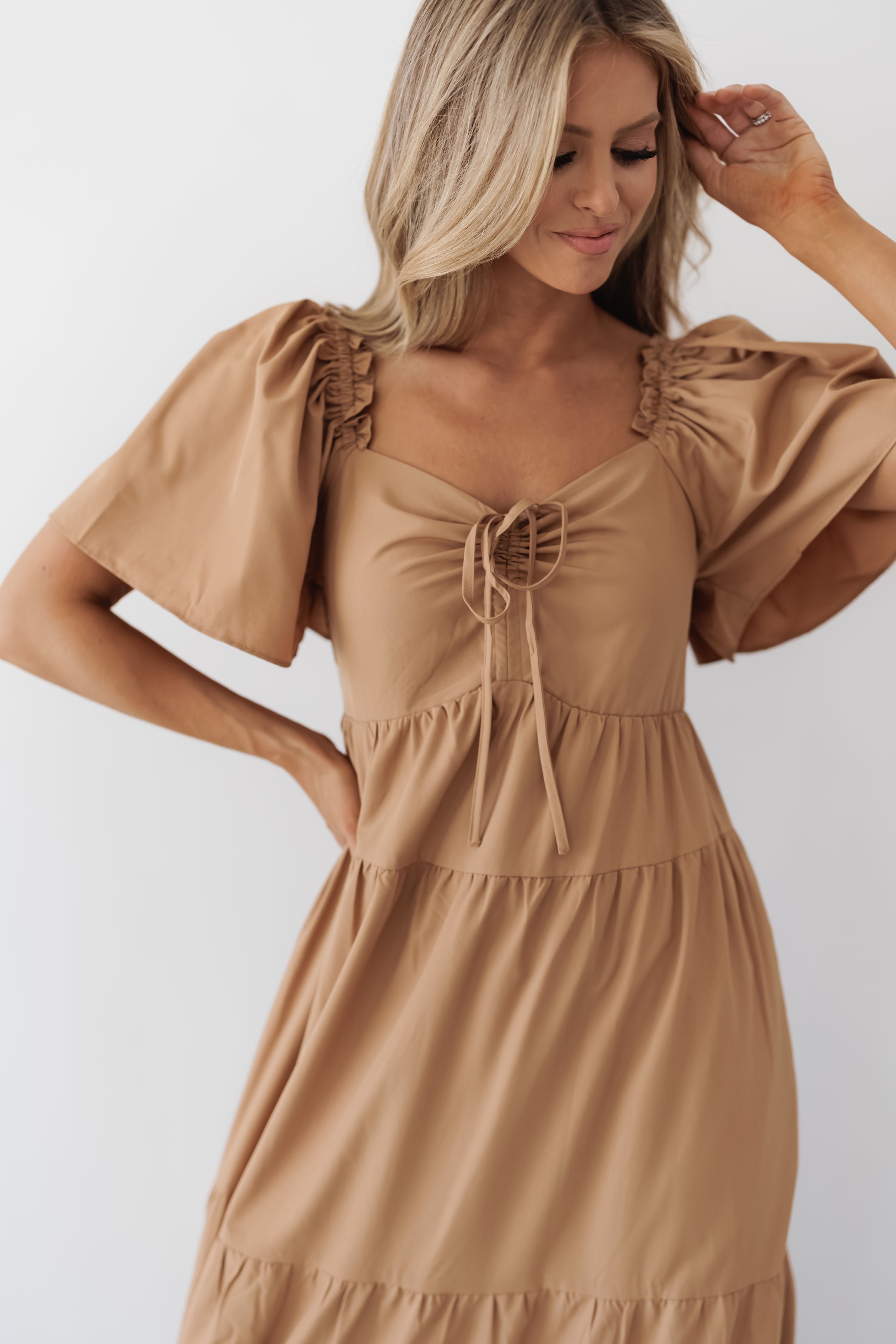 Veronica Dress - Latte