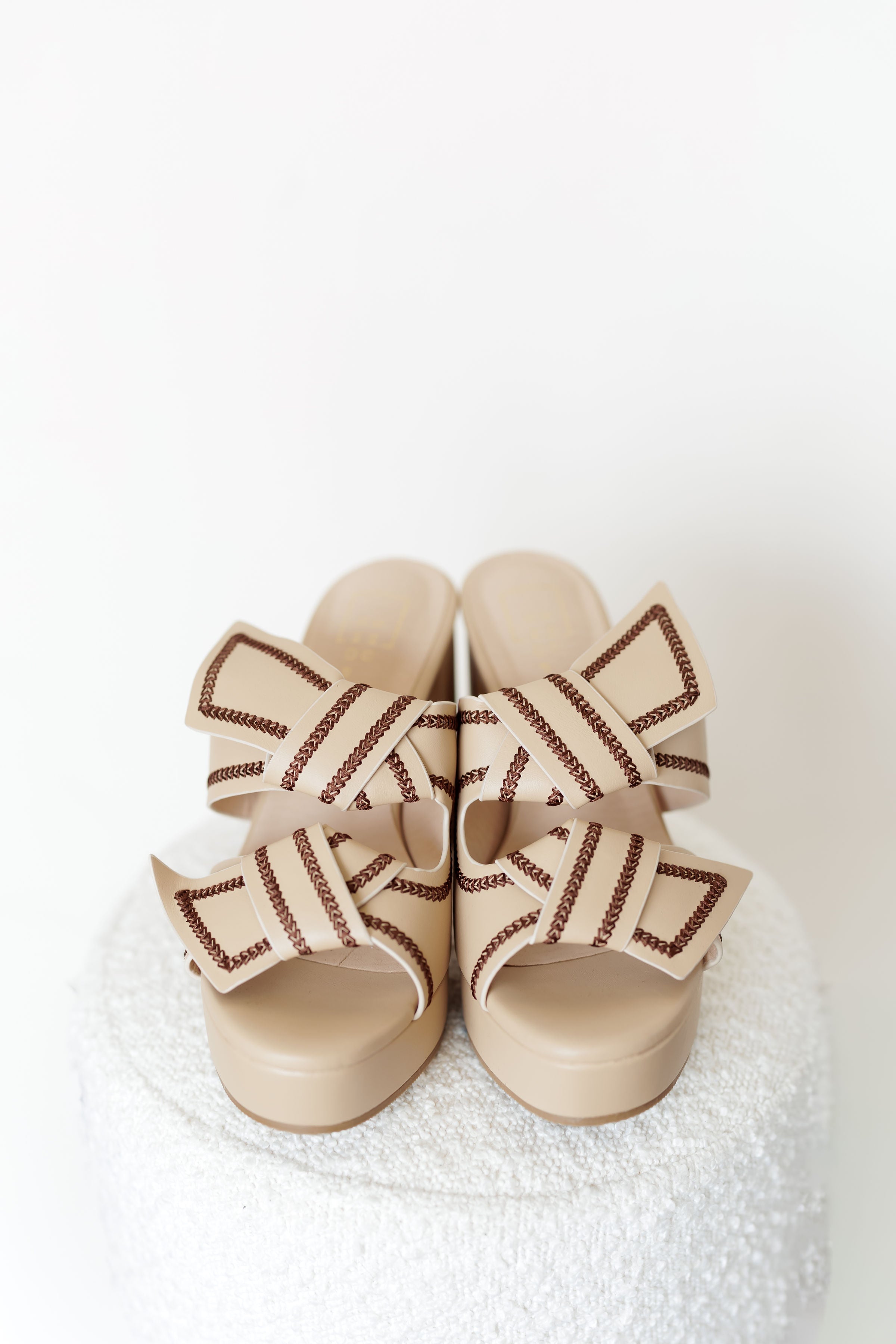ShuShop: Honey Platform Heel - Nude