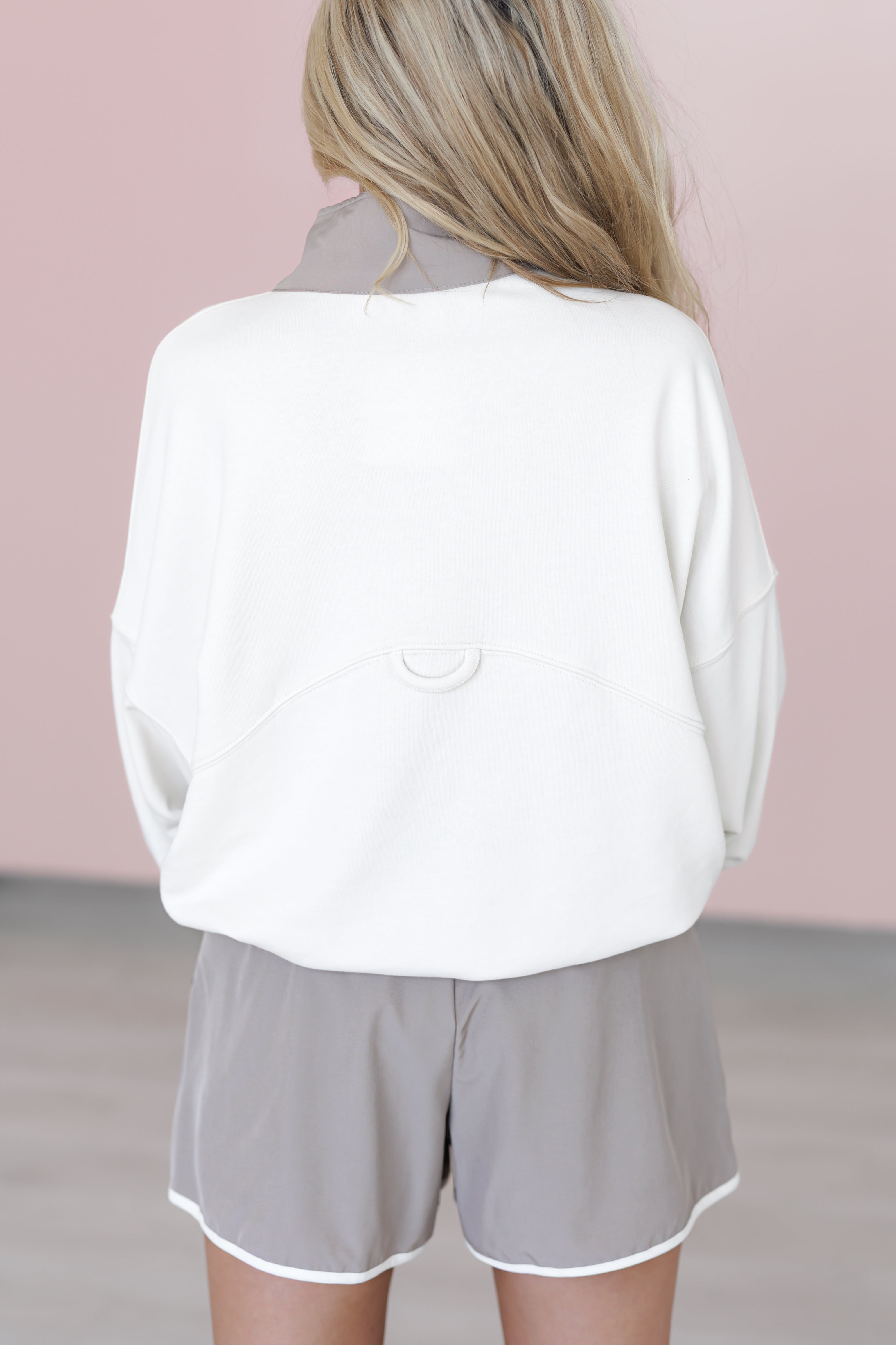 Never Settle Top & Shorts Set - Bone/Lt. Mocha