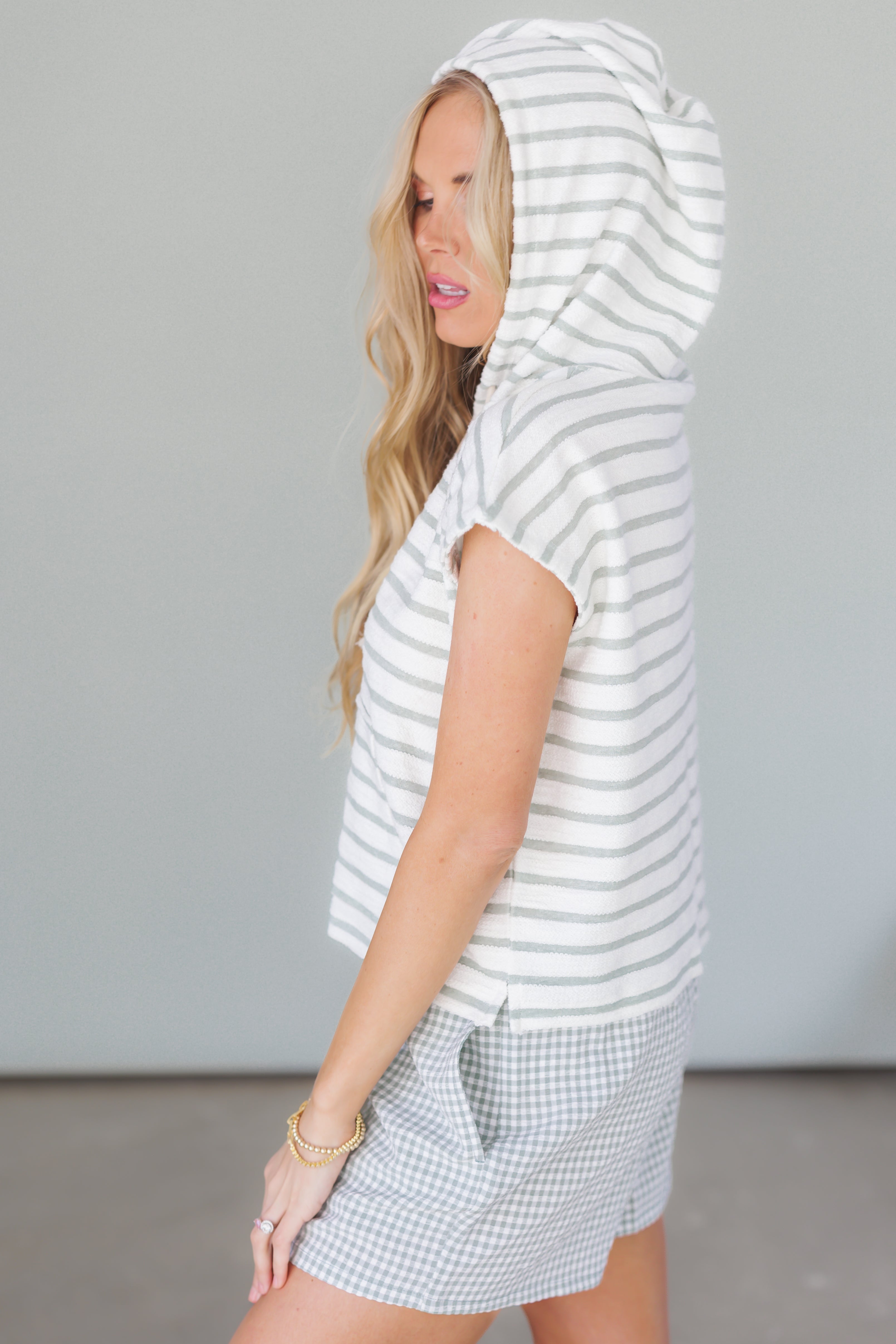 Calm And Ready Hooded Top