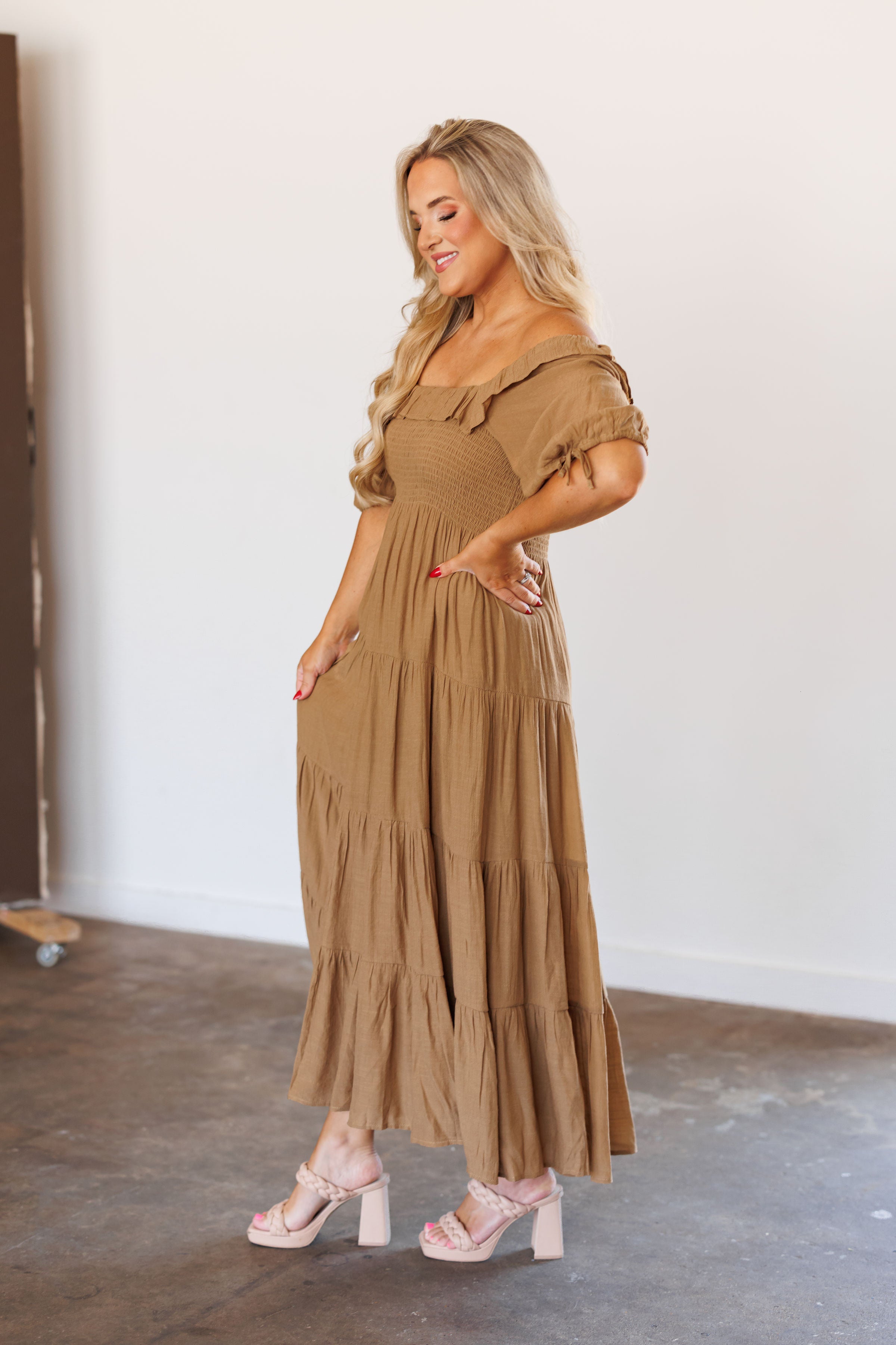 Marissa Dress - Toast