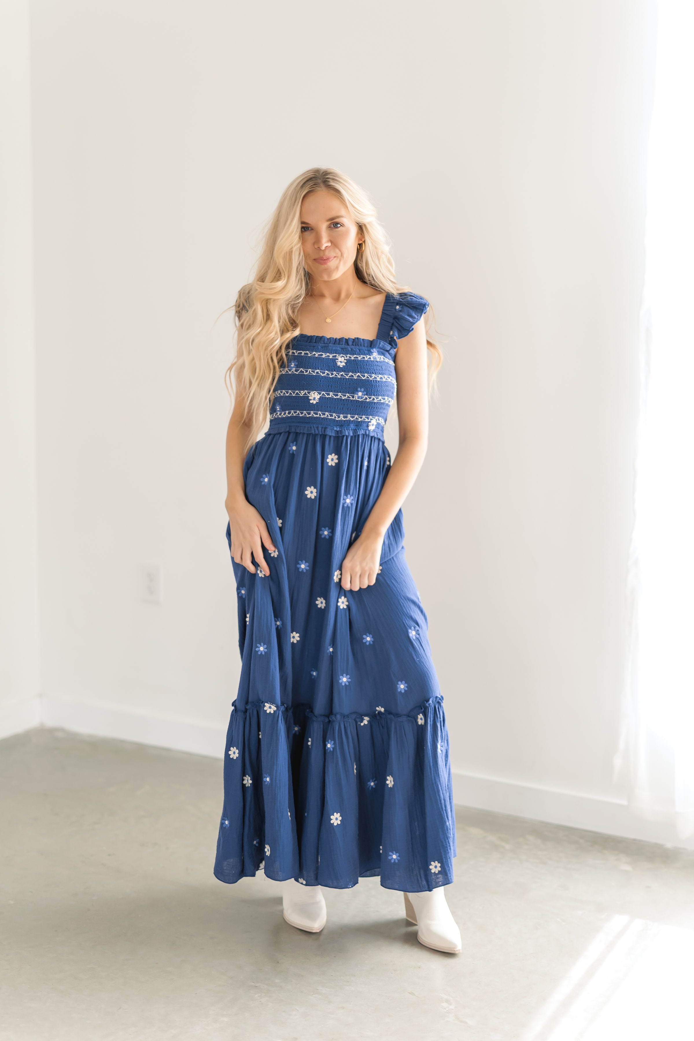 Chloe Dress - Royal Blue