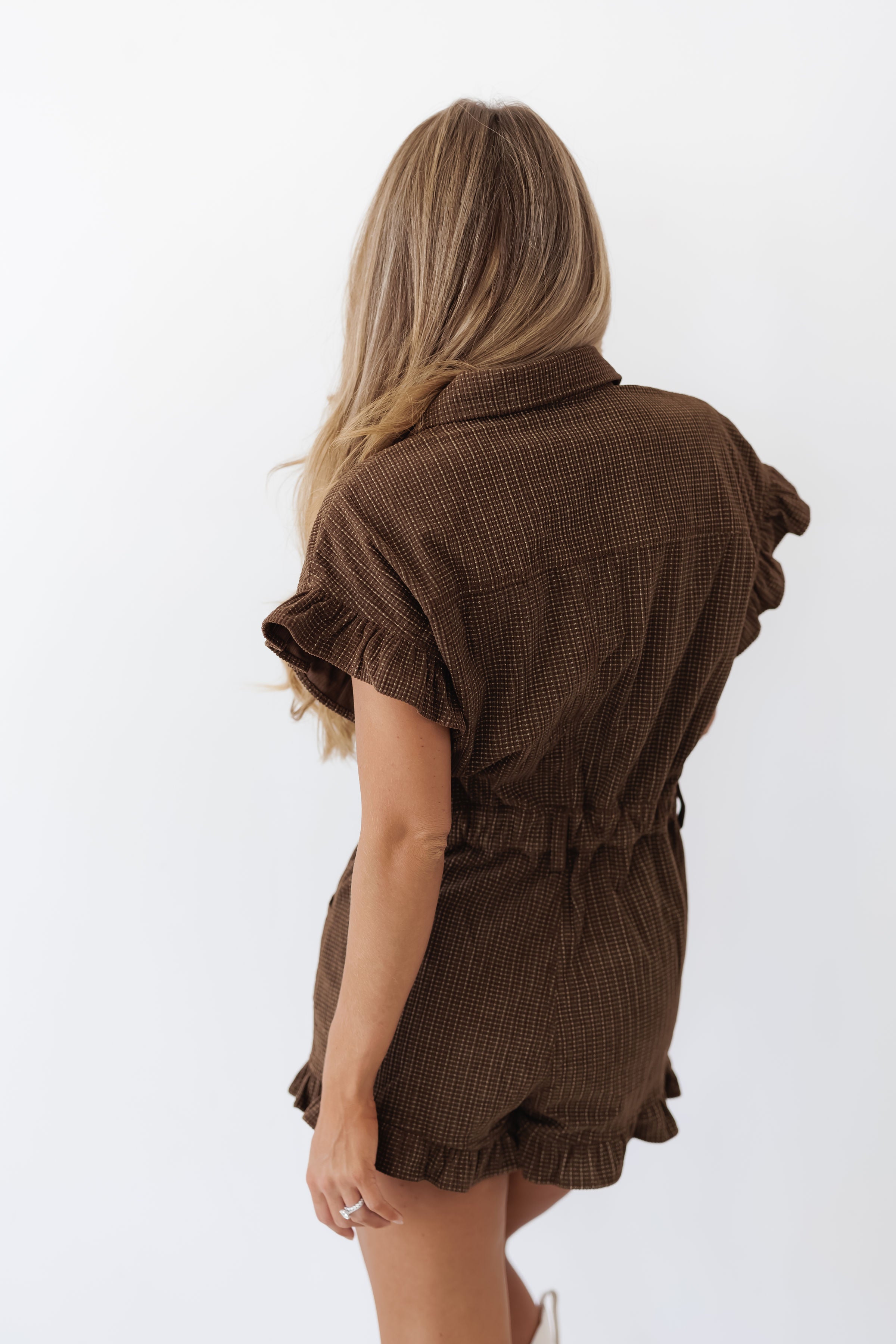 Landyn Romper - Brown