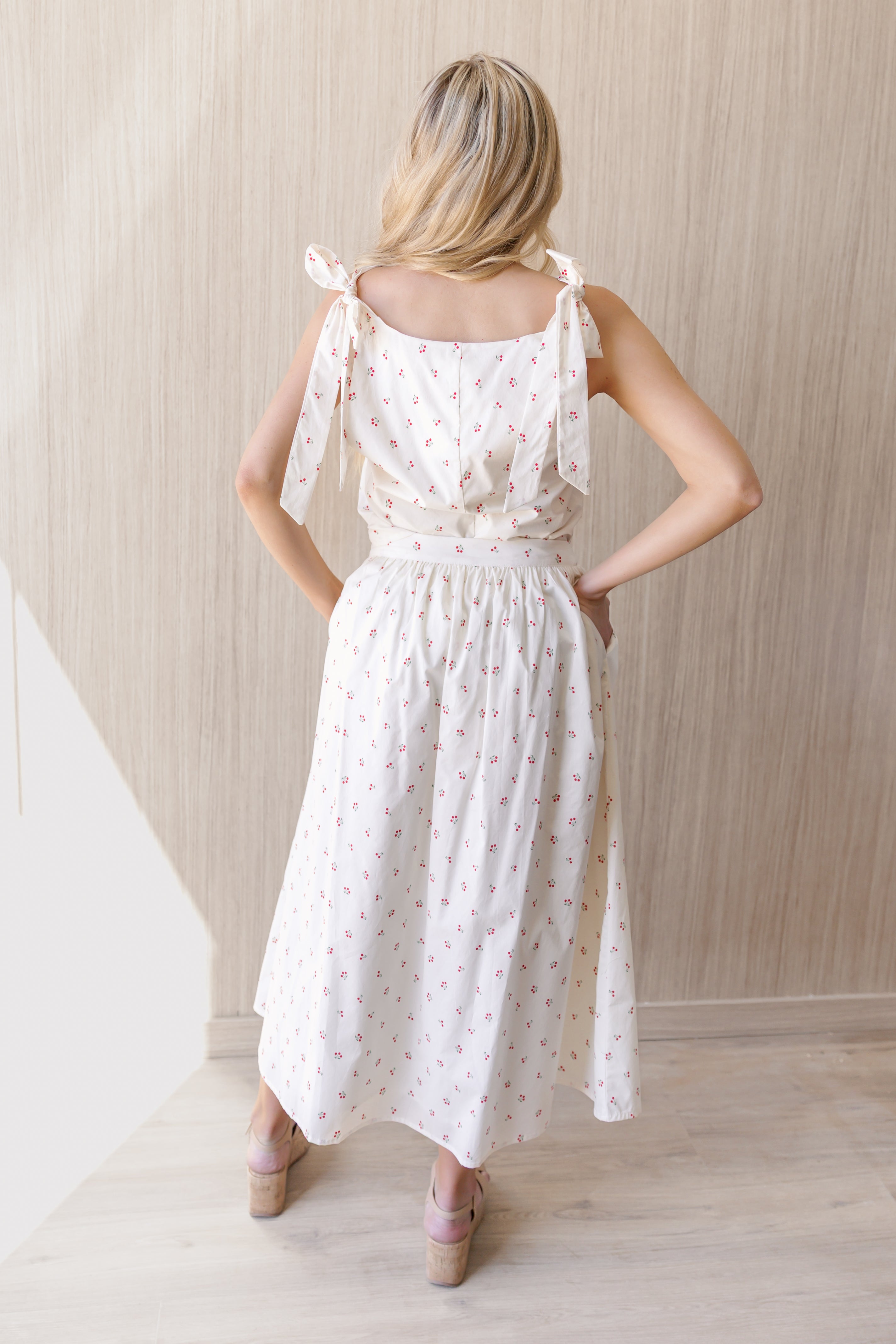 Cherry Picked Top & Skirt Set