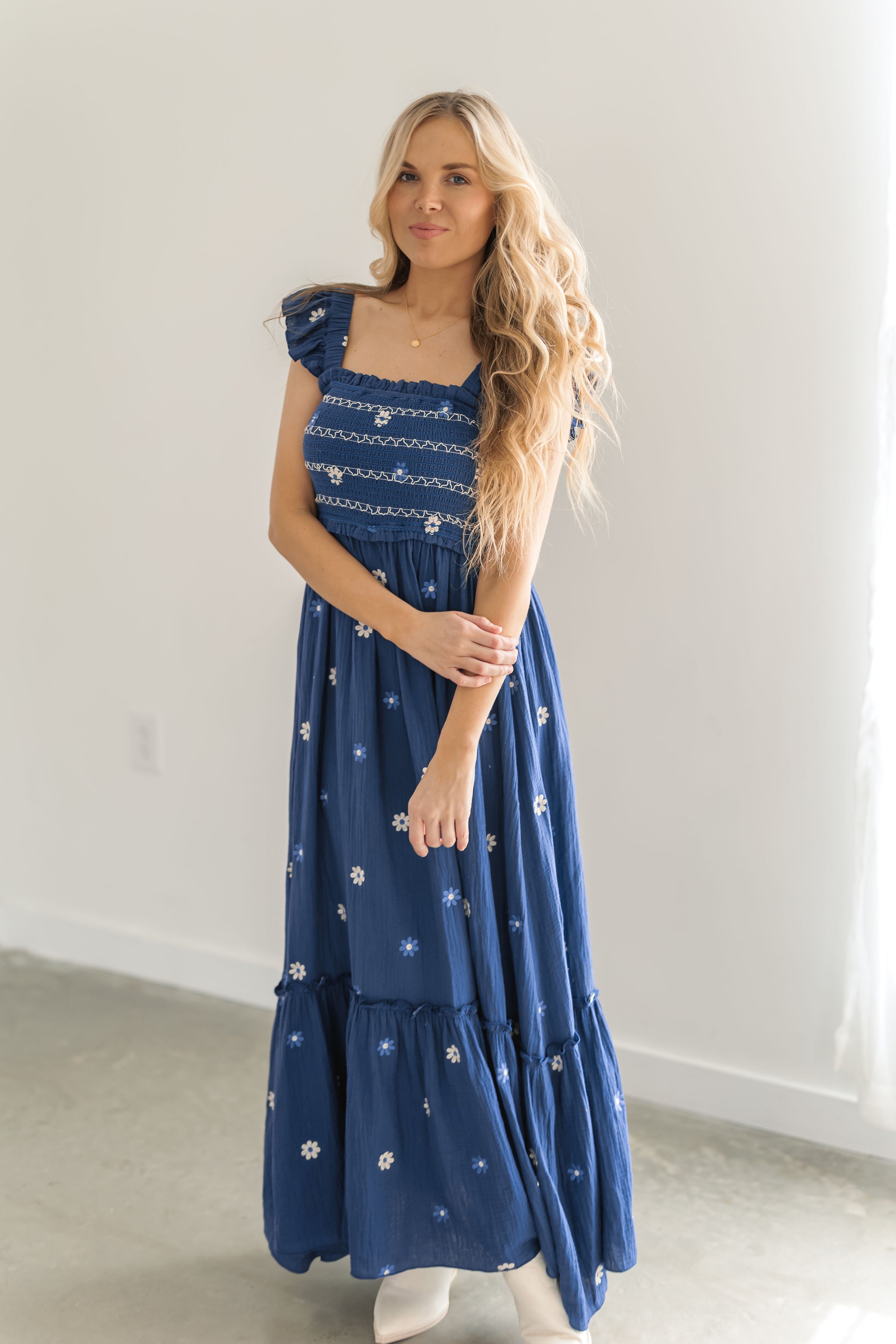 Chloe Dress - Royal Blue