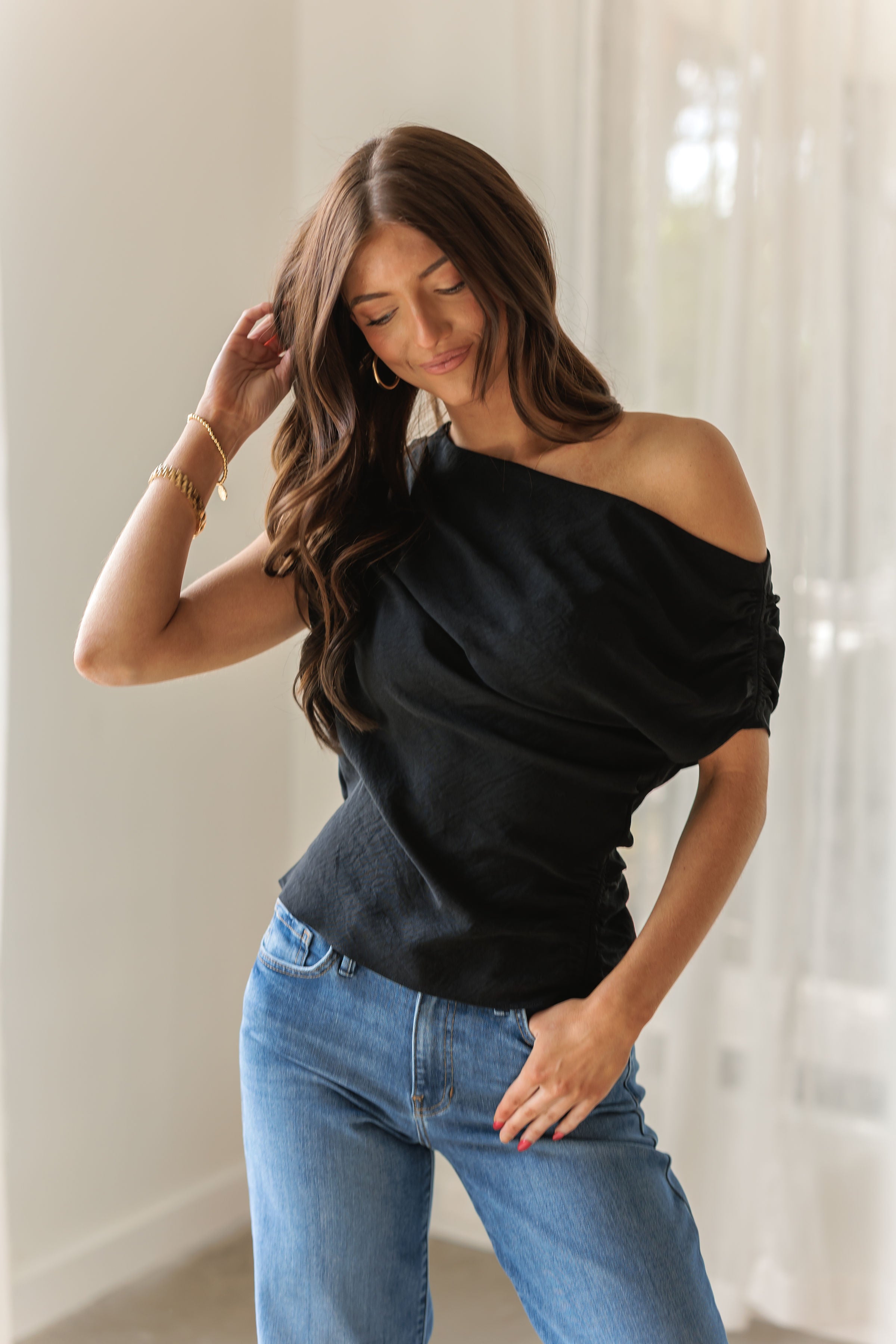 Choose Your Pace Top - Black