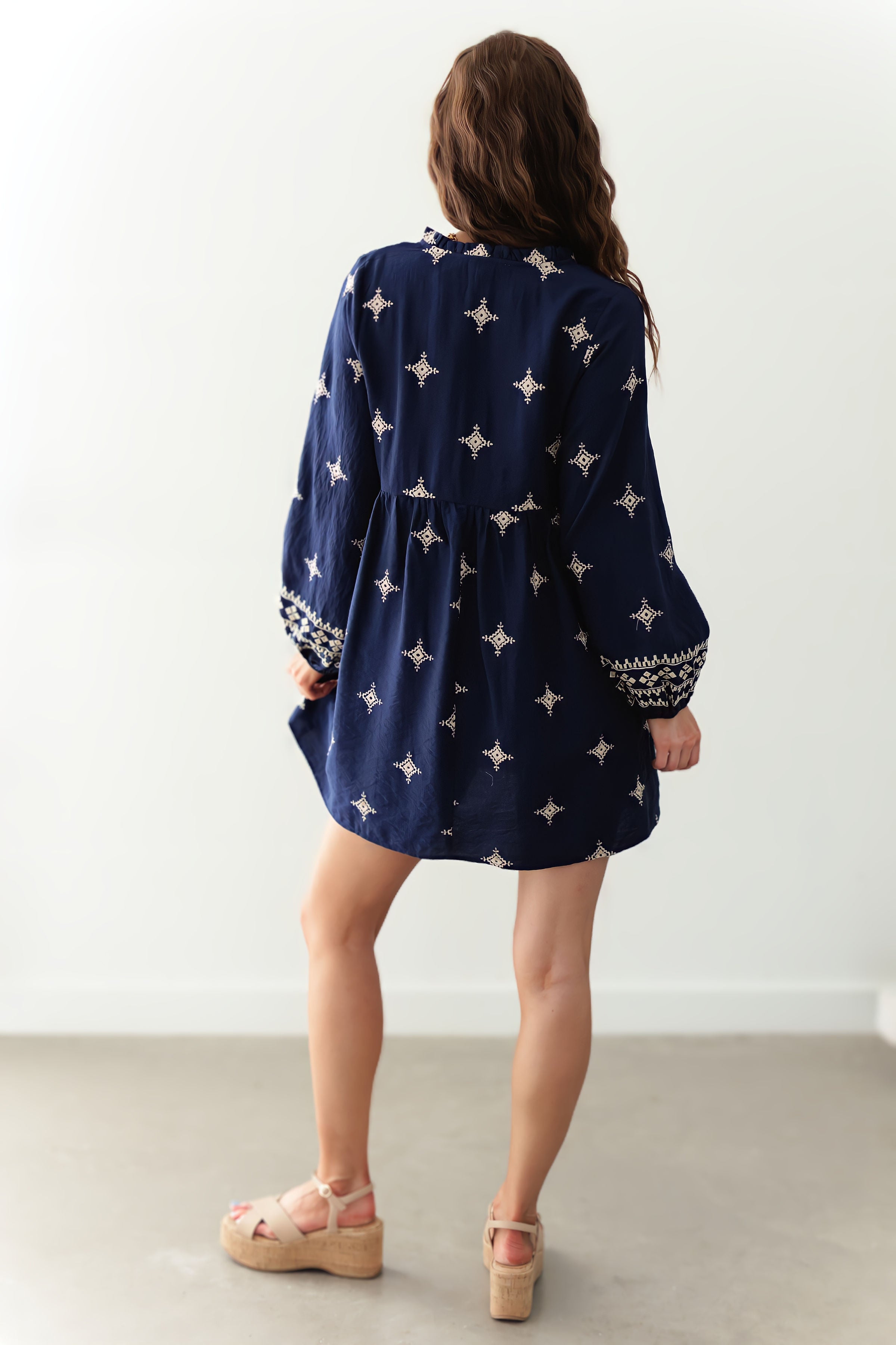 lisa mini dress Show Me Your Mumu Lisa Mini Dress in Blue,Coral