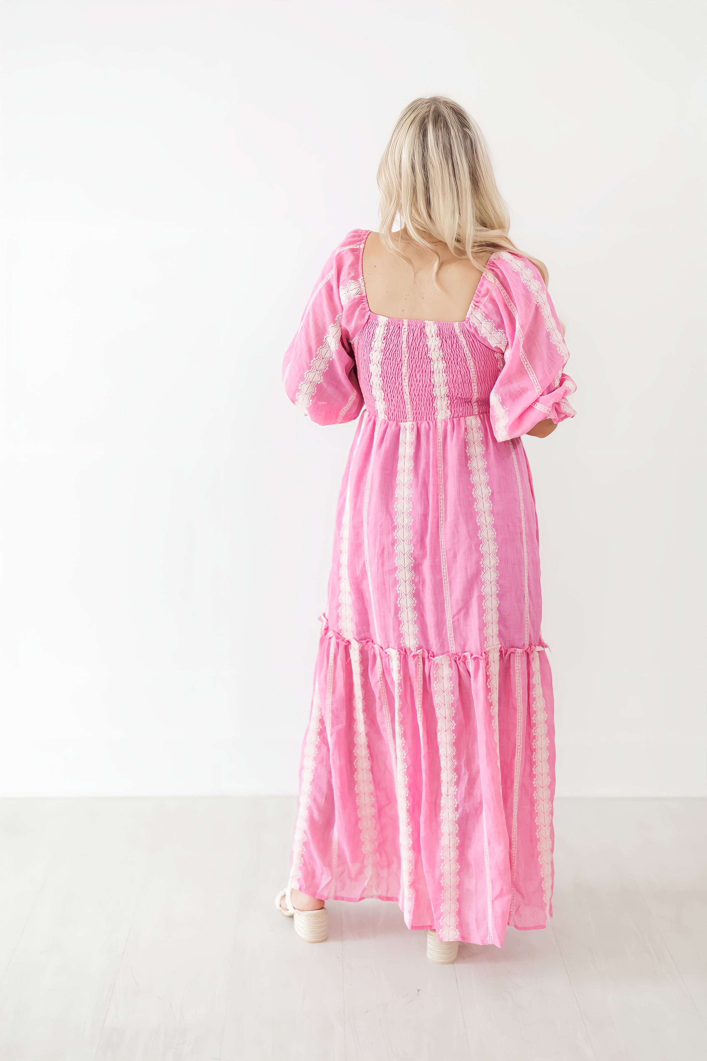 Tropical Tide Dress - Lt. Magenta