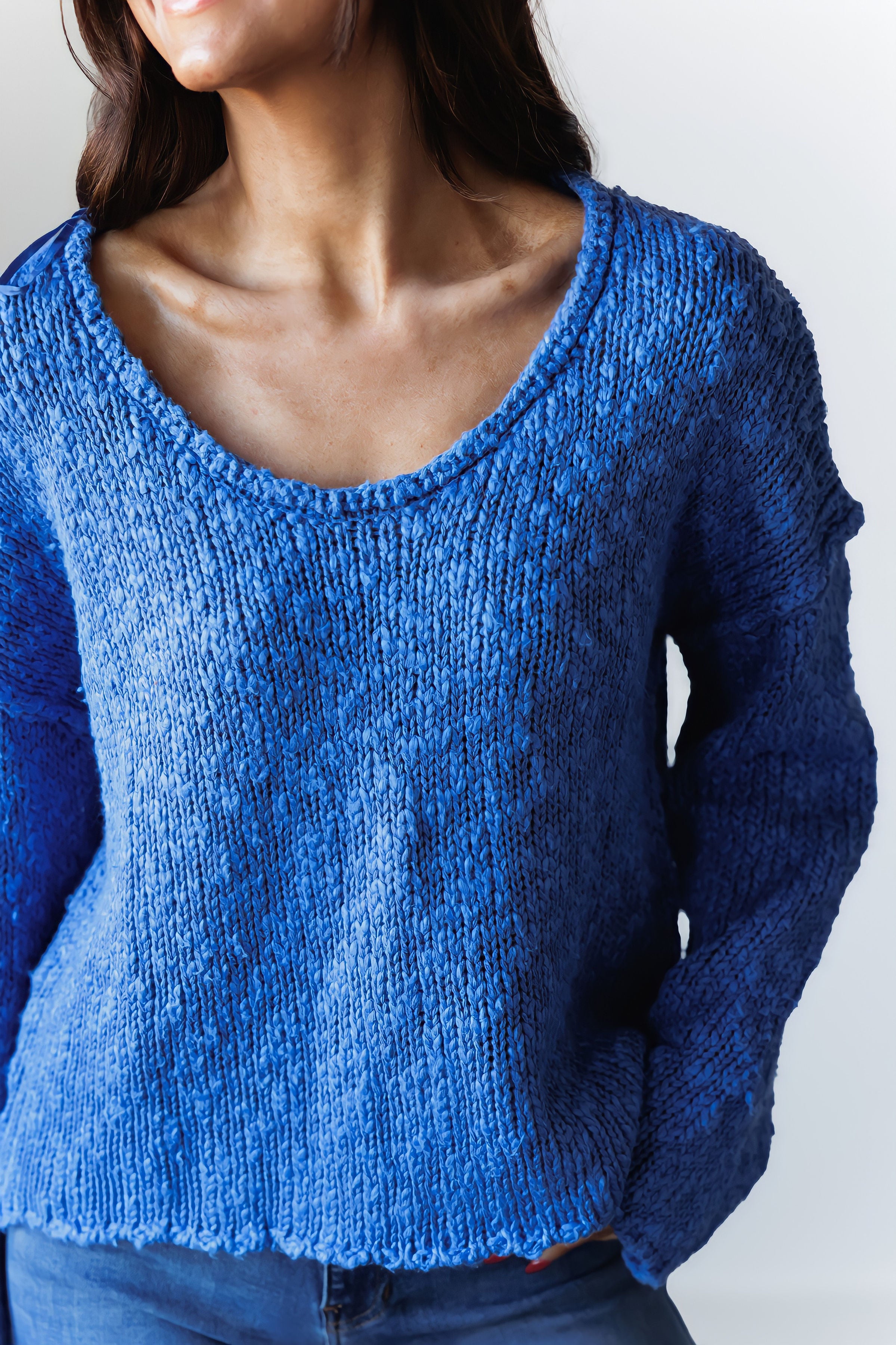Picture Perfect Sweater - Pacific