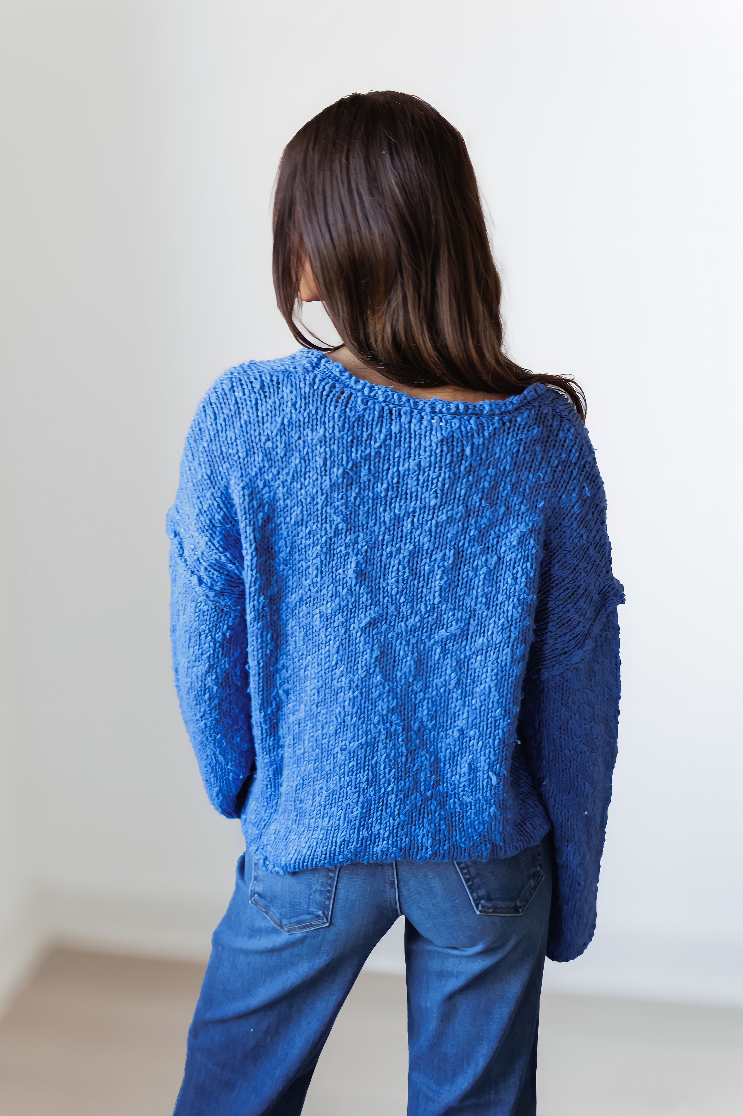 Picture Perfect Sweater - Pacific
