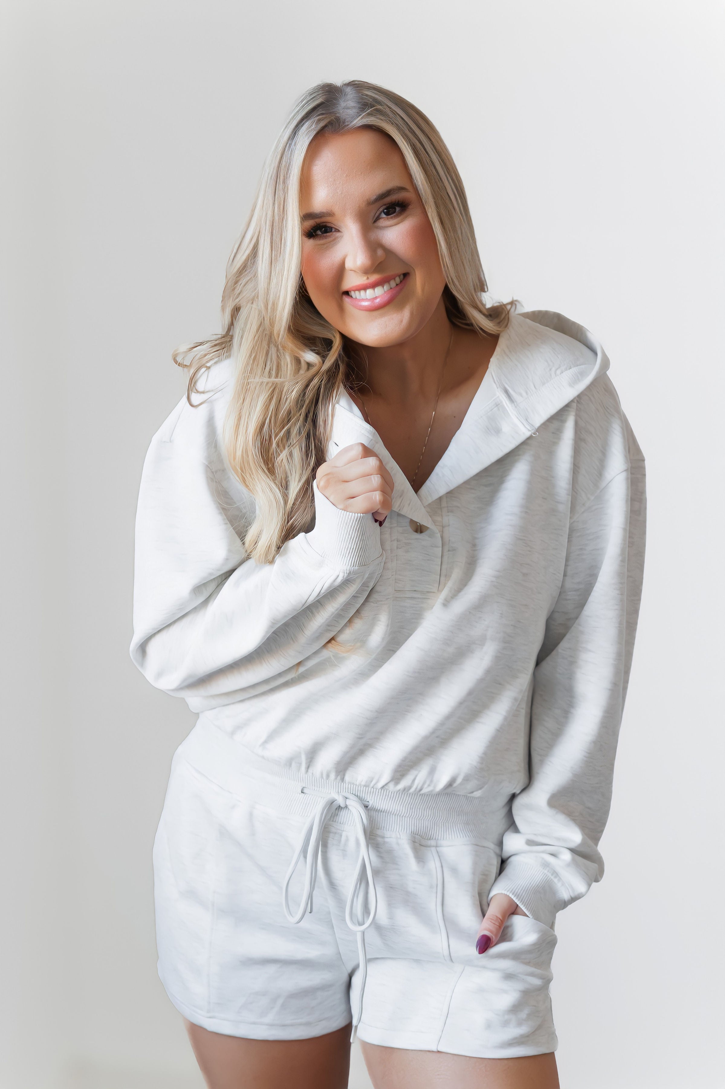 Soft Chill Hoodie Romper