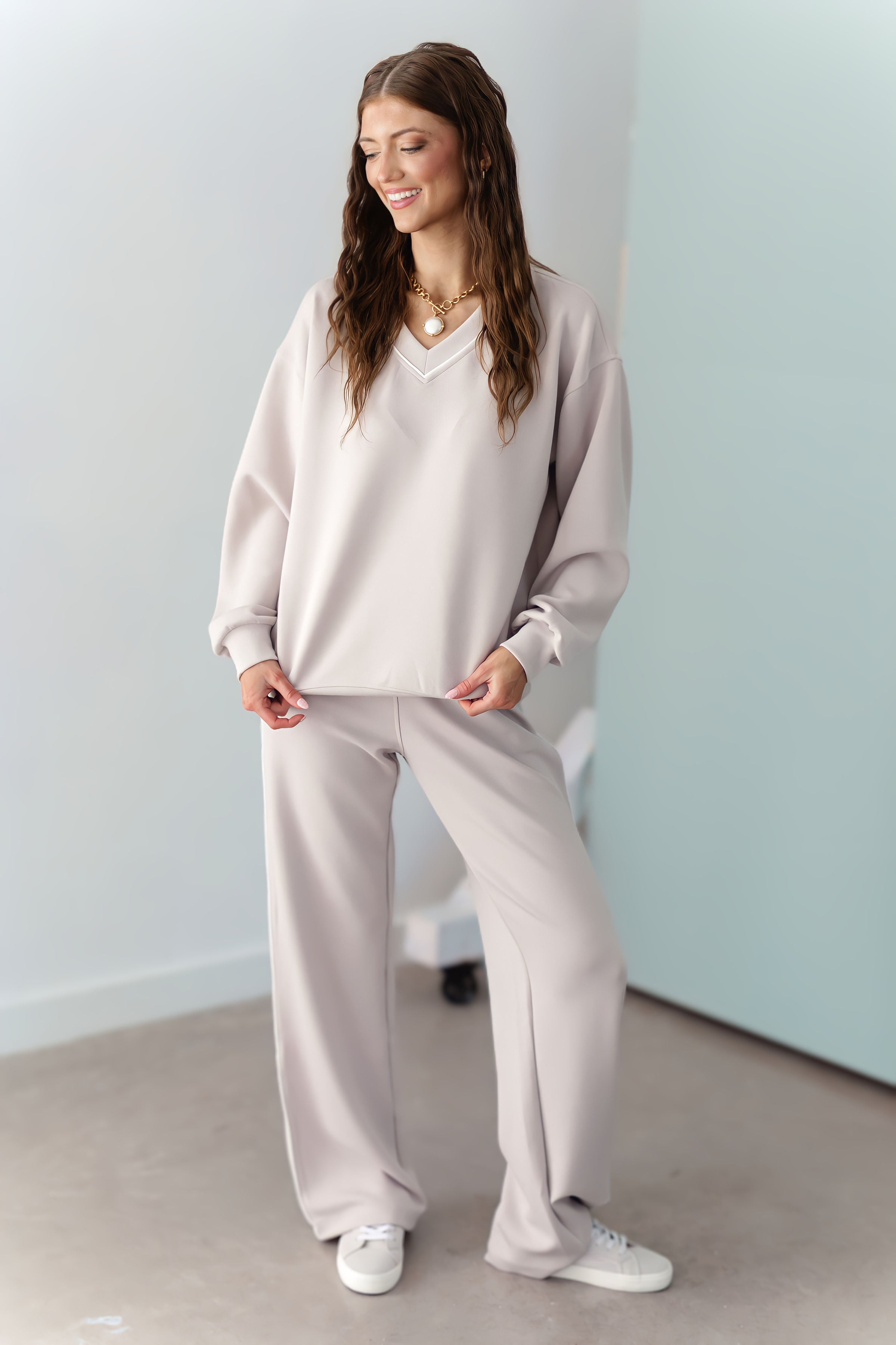 Keep The Vision Top - Mocha/Cream