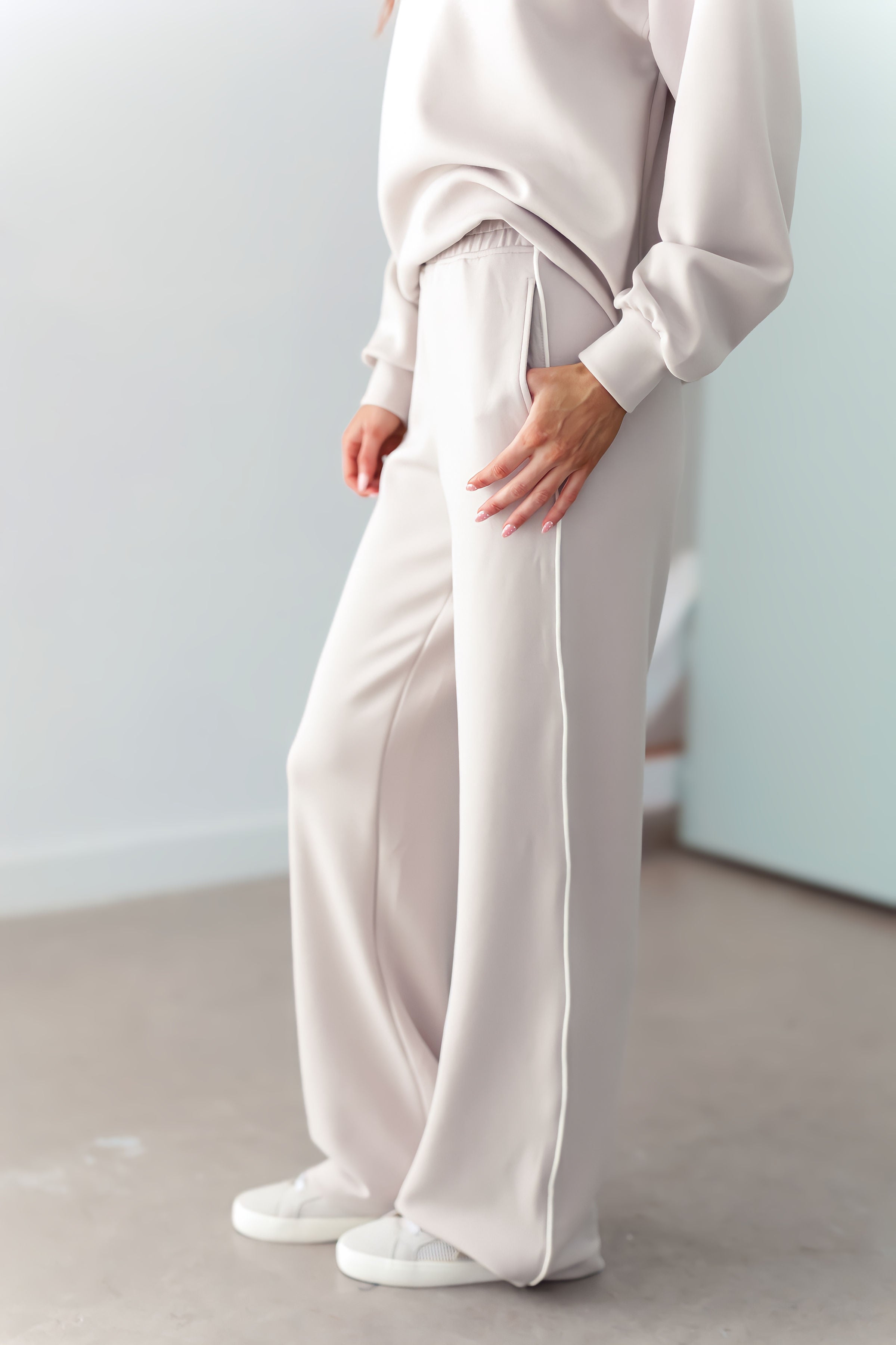 Keep The Vision Pants - Mocha/Cream