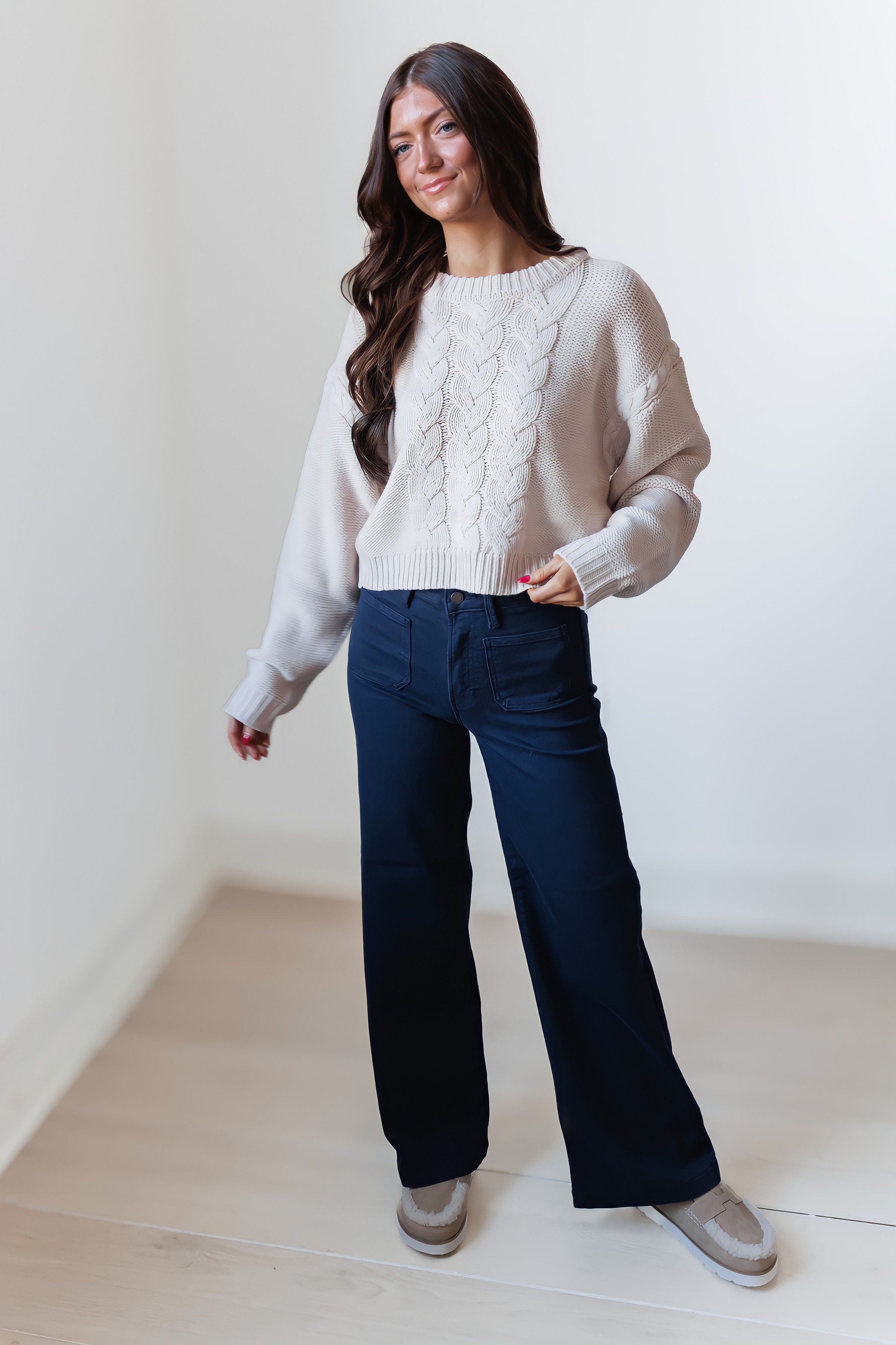 Reese Cable Knit Sweater