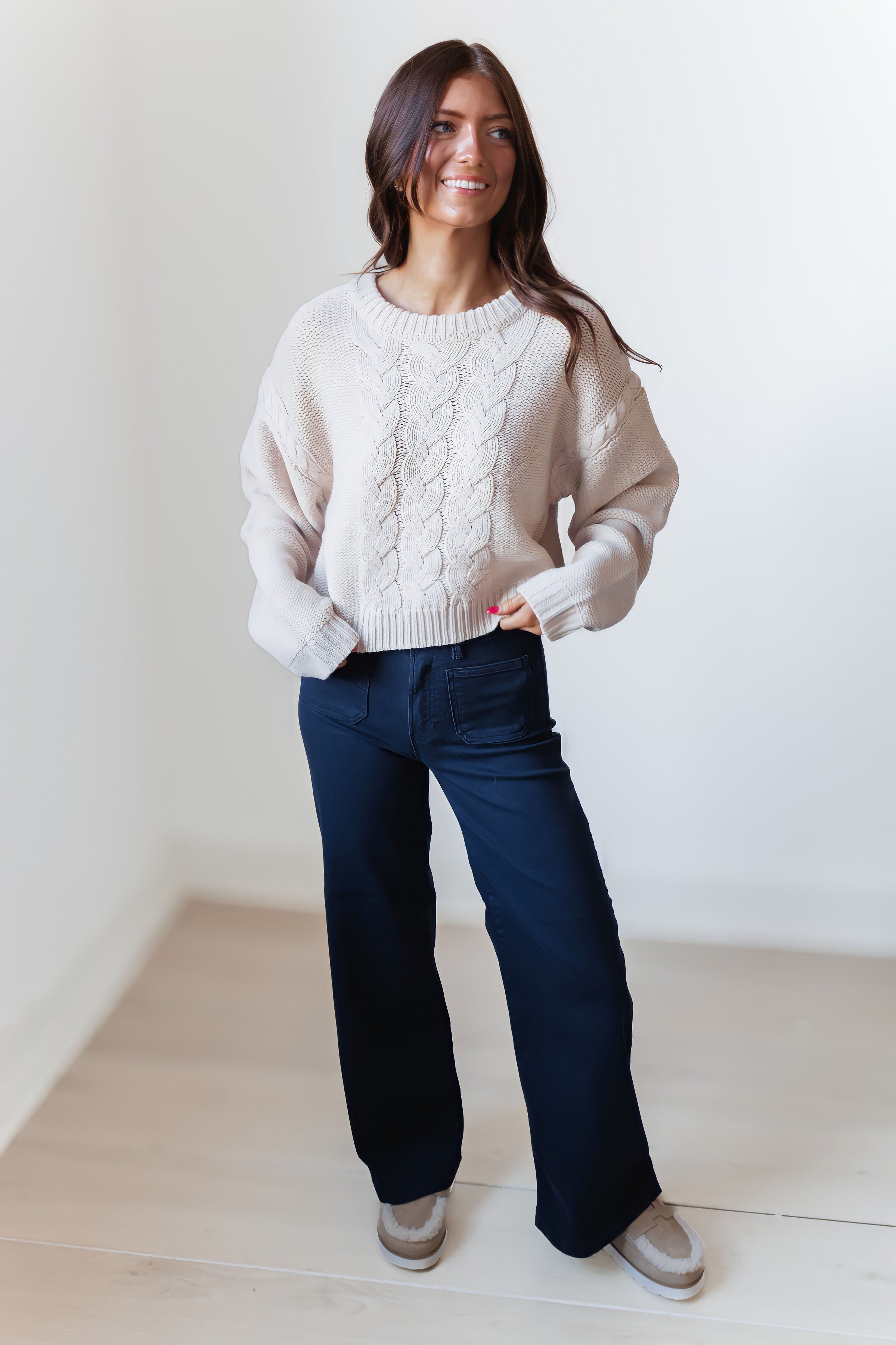 Reese Cable Knit Sweater