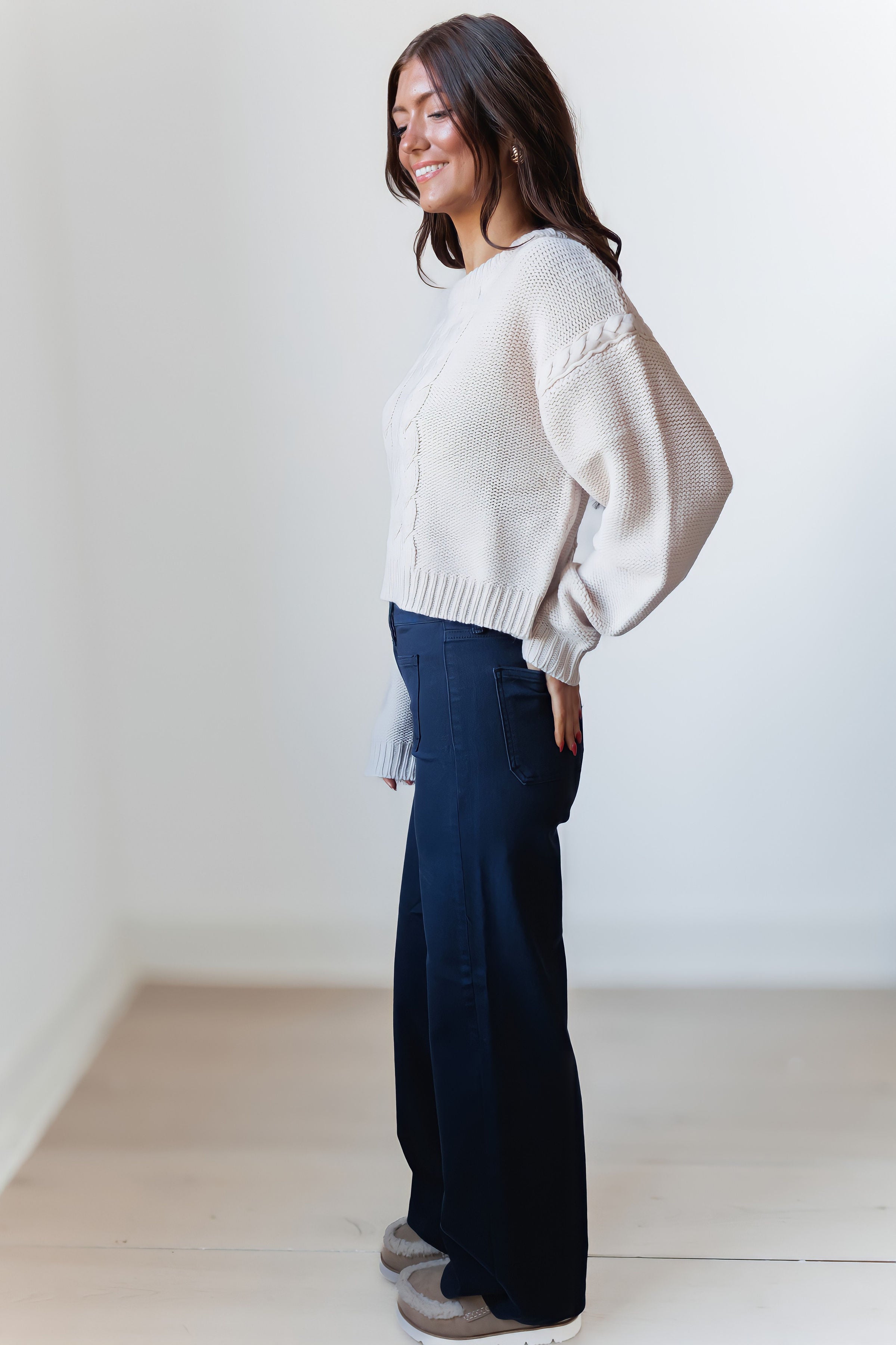 Reese Cable Knit Sweater