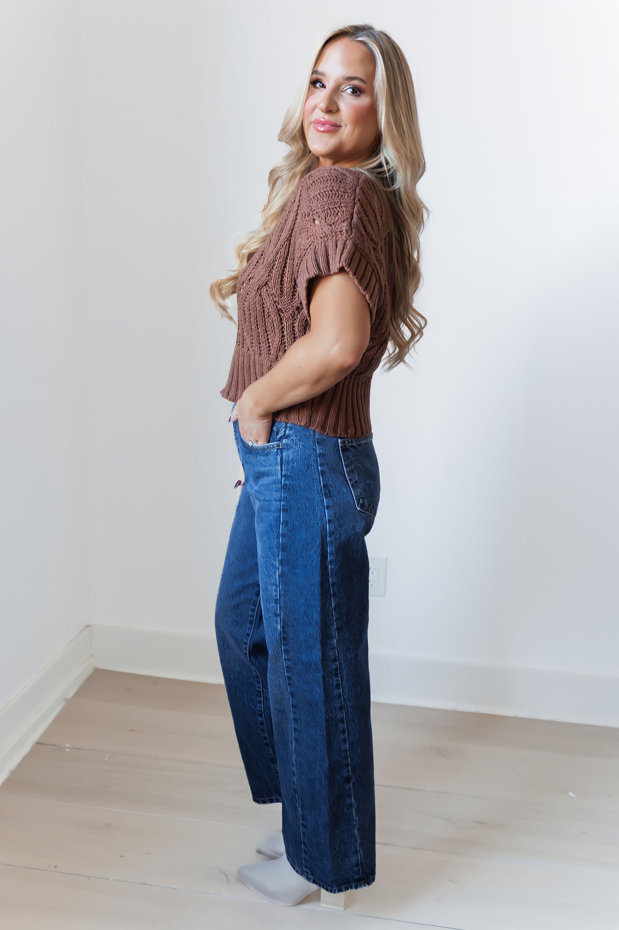 Cali Sweater-Chocolate Brown